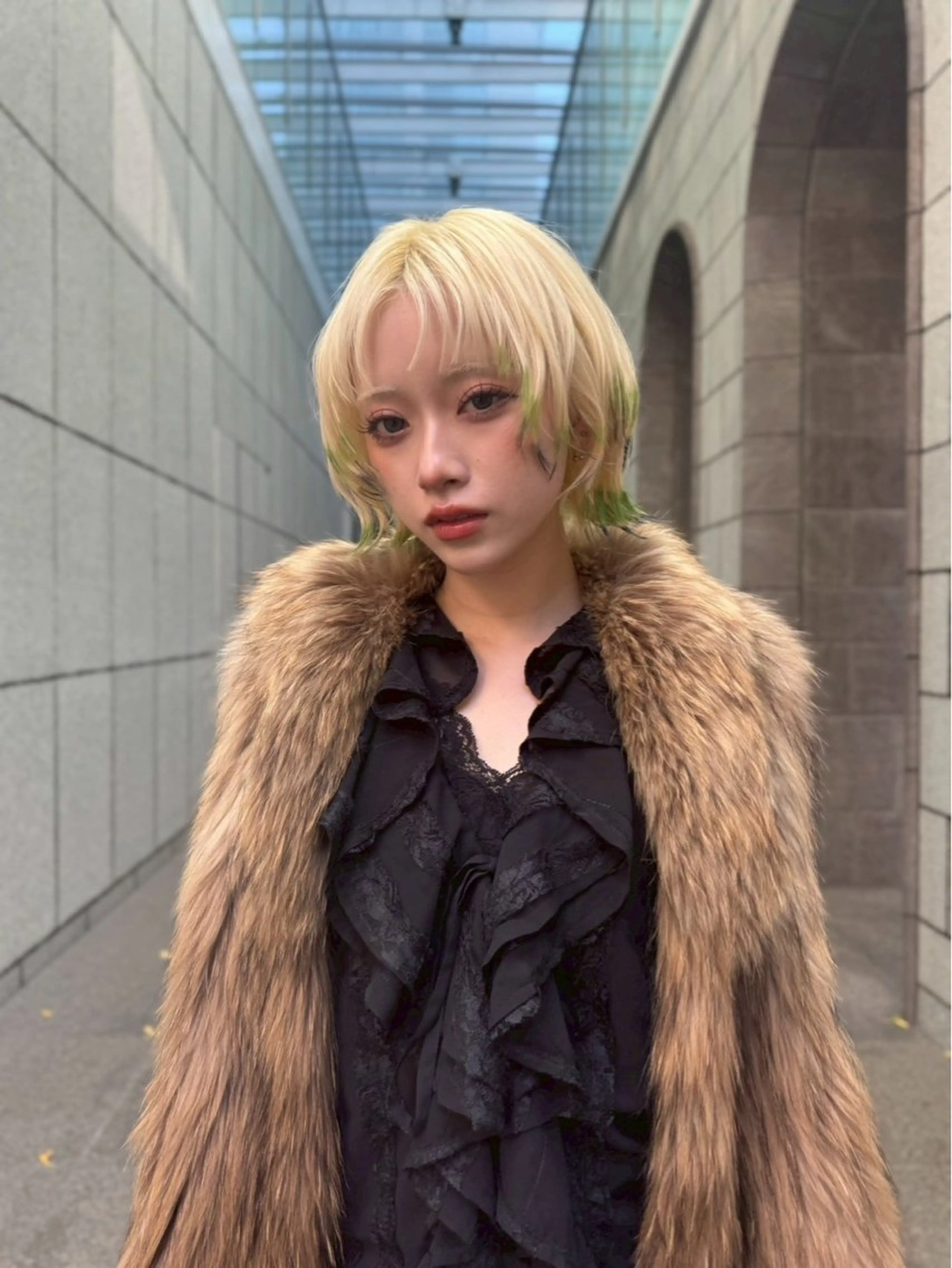 ショート ヘアカラー ブリーチ/艶カラー 🫧/ユーナのヘアスタイル