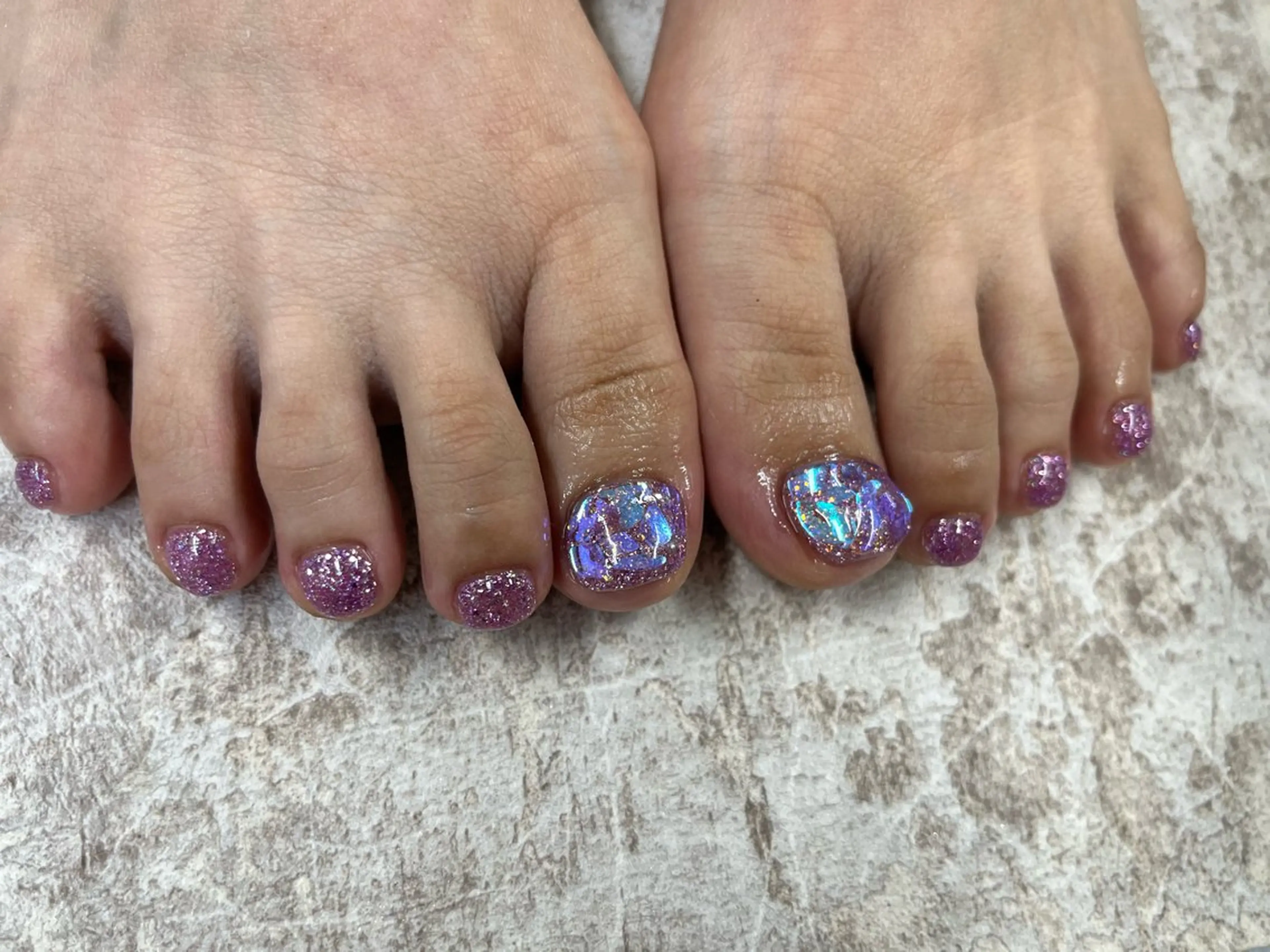 ネイル ストーンネイル フットネイル Basic町田本店 Suzunaのネイルデザイン