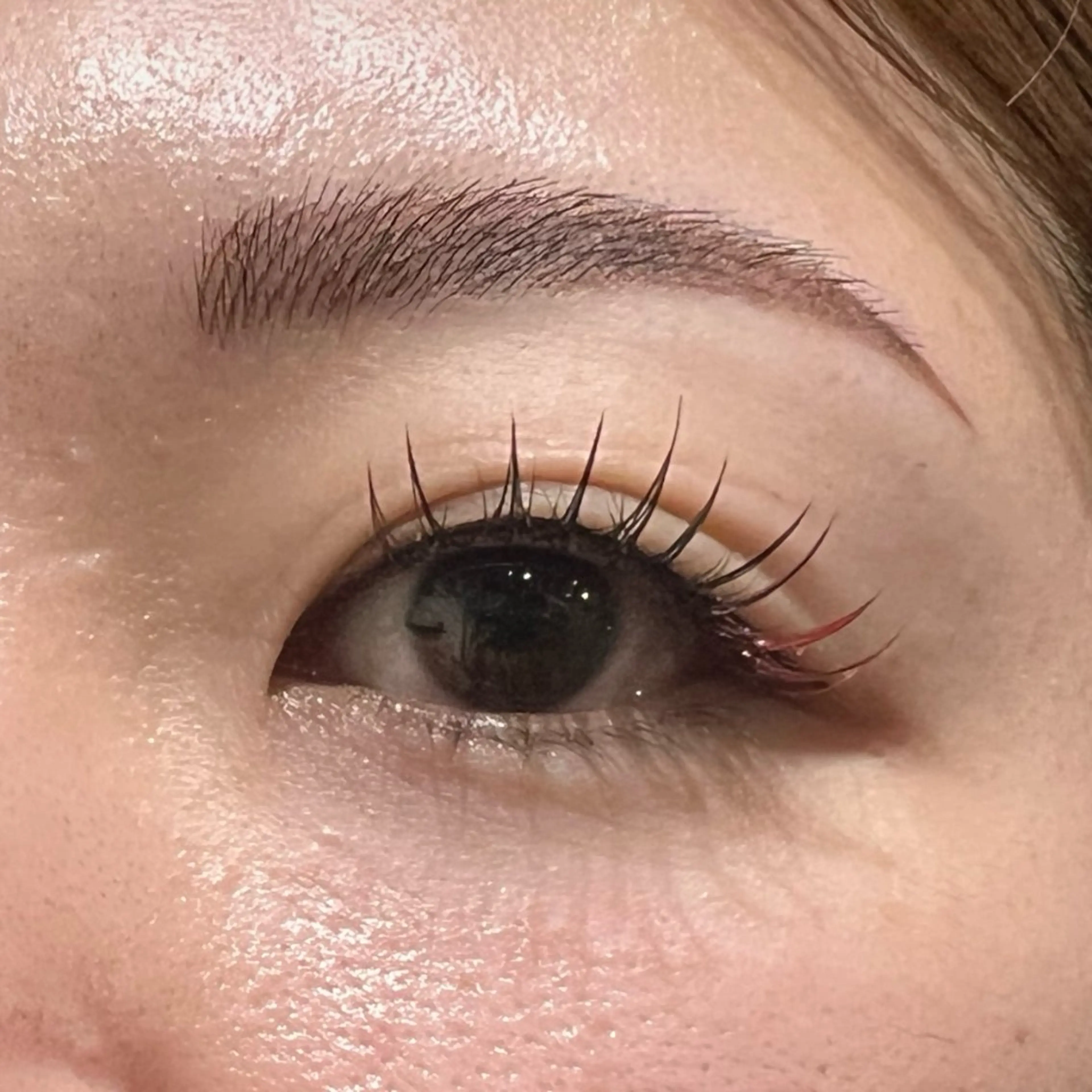 まつげエクステシングルフラットラッシュ100～140本まで【オフなし】の写真