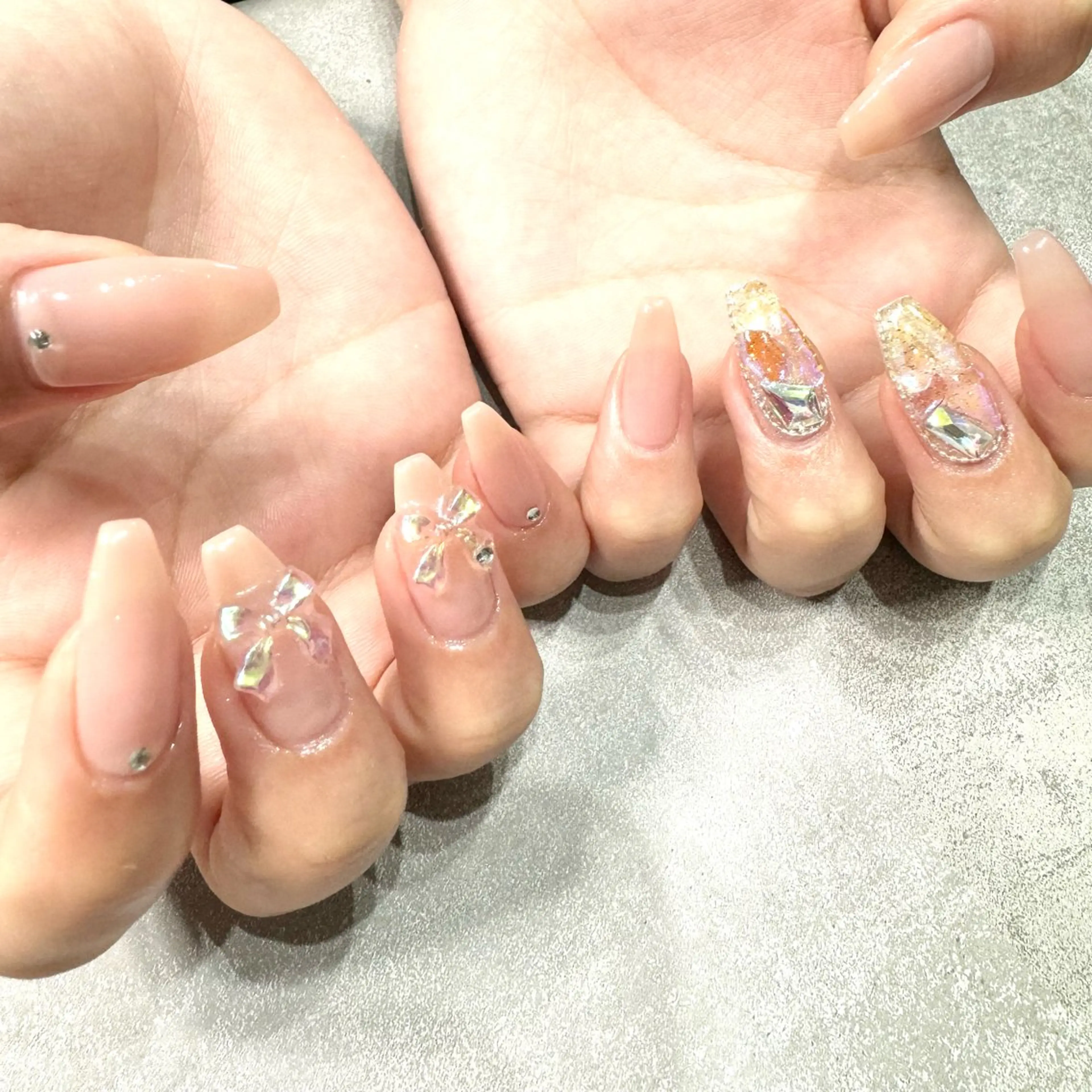 ネイル リボン ハンドネイル フットネイル private salon lien所属・private salon　lienのネイルデザイン