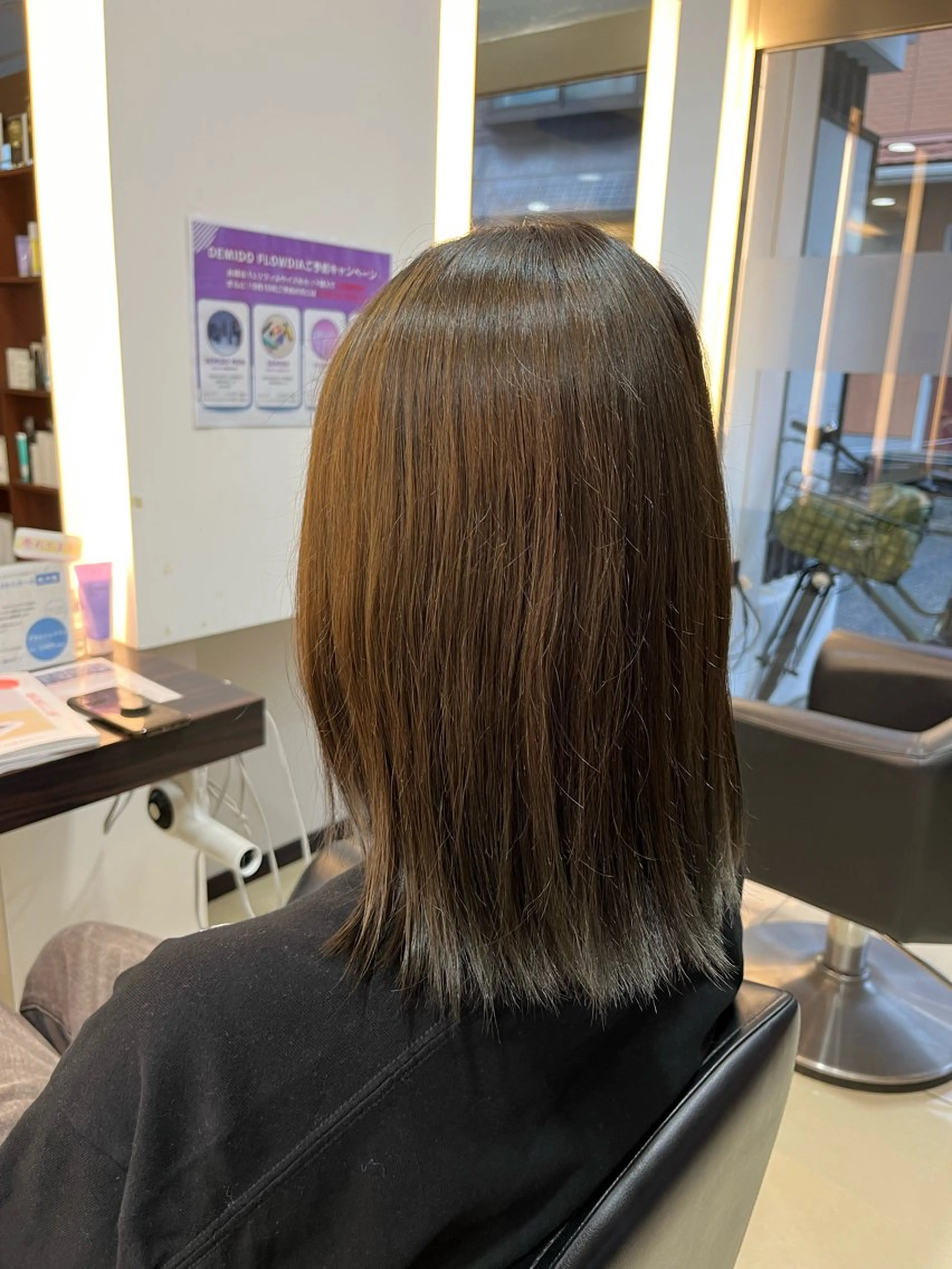 ミディアム カラー ブラウンカラー 吉田 隆之介のヘアスタイル