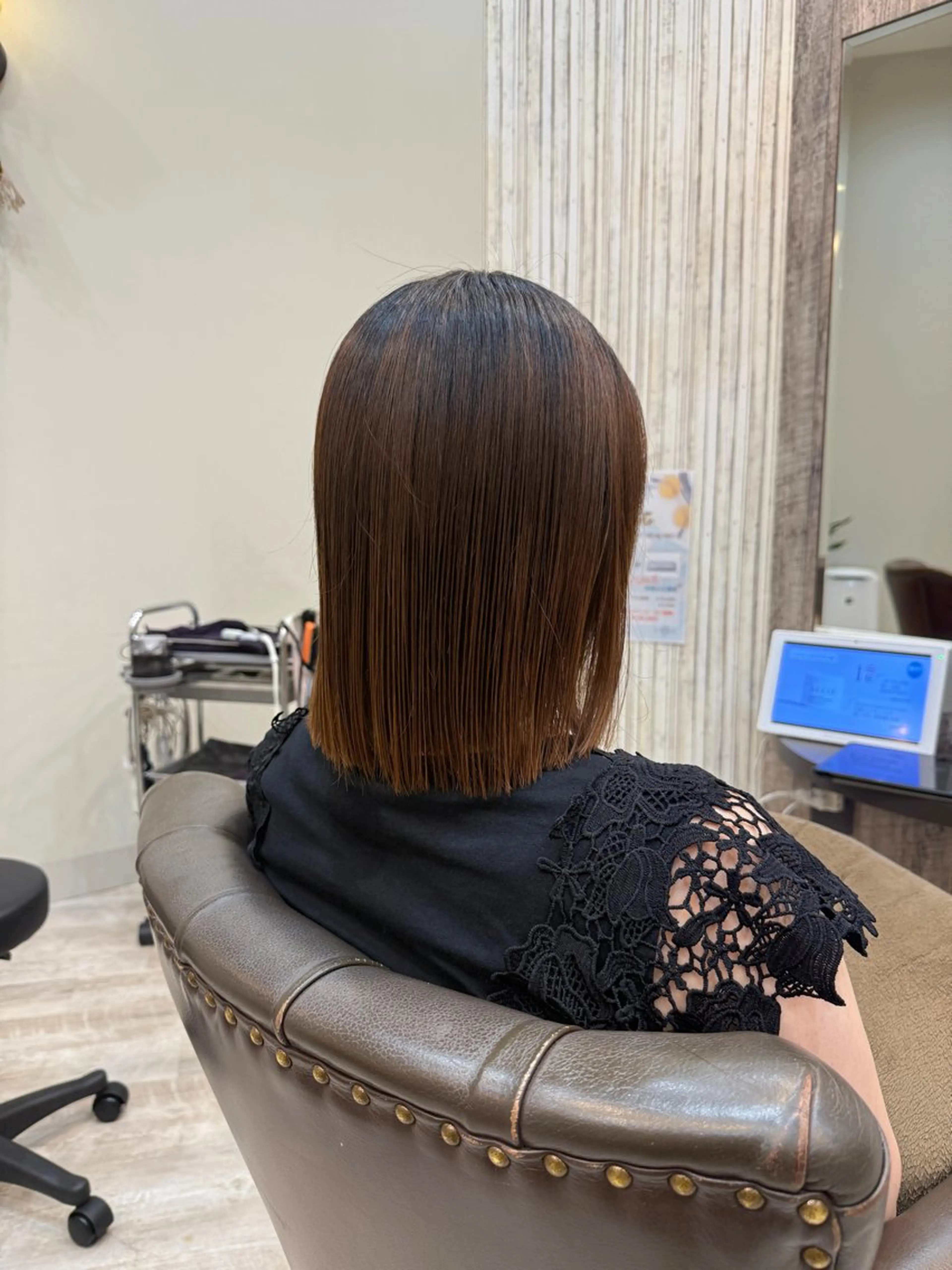 ミディアム ボブ カット La mode iwai所属・ラモードイワイ土岐 / 太田のヘアスタイル