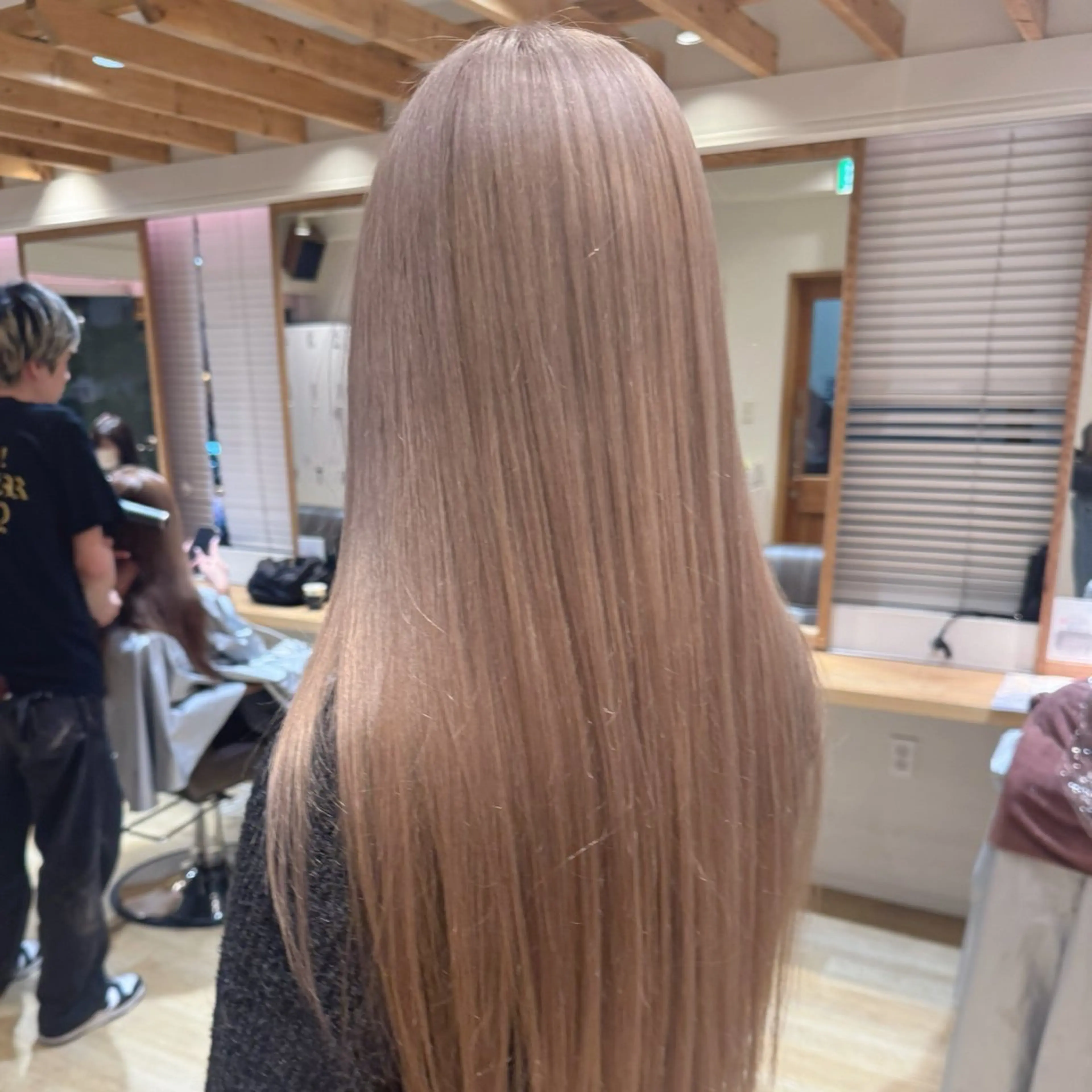 ロング カラー カット ヘアカラー 柳川瑠衣菜 EIGHT/新宿のヘアスタイル