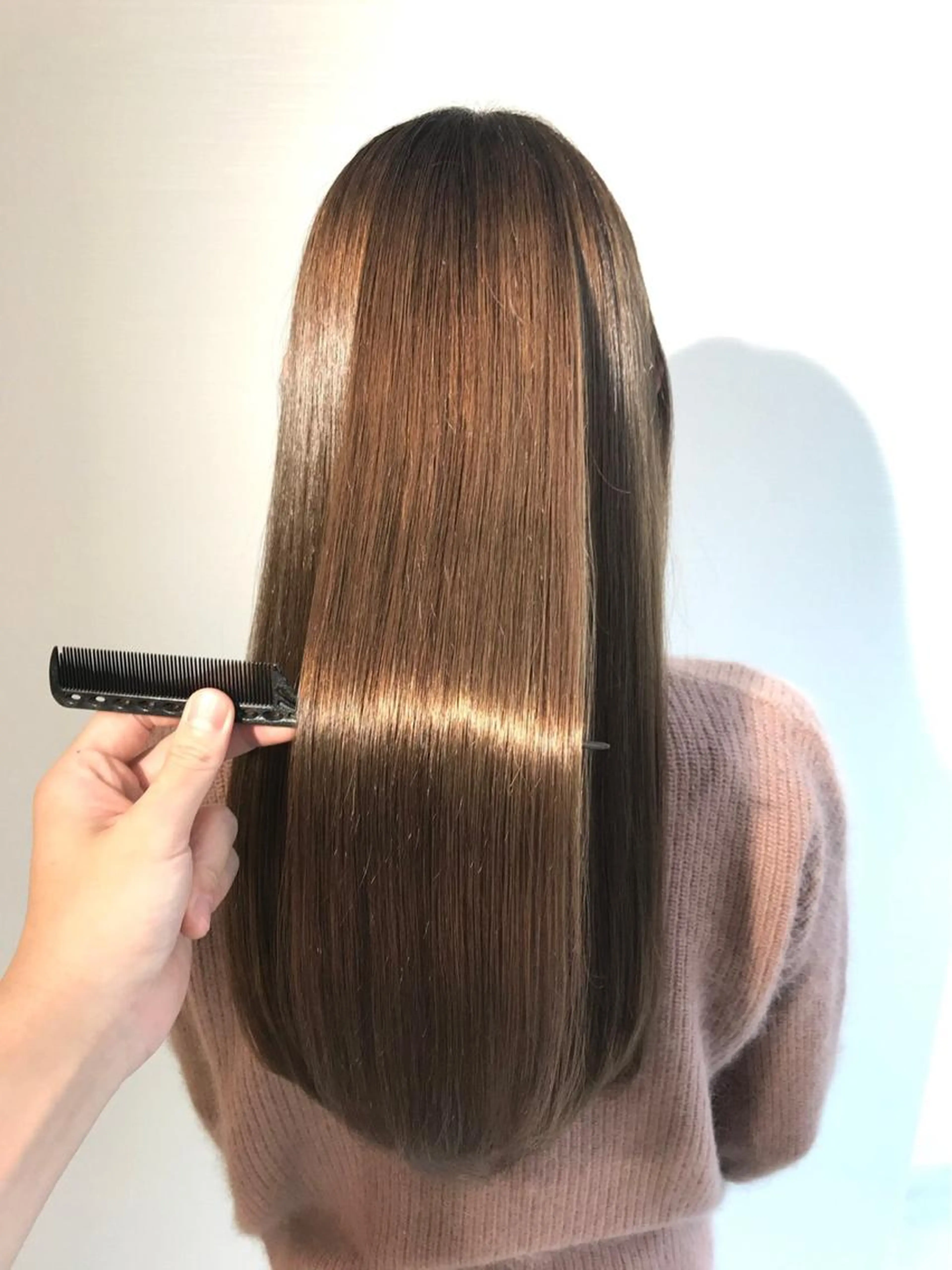 ❣️カラーmenu❣️🌱艶髪・透明感🌱🫧カラー＋oggiotto10STEPトリートメント🫧🌈ロング料金込🌈の写真