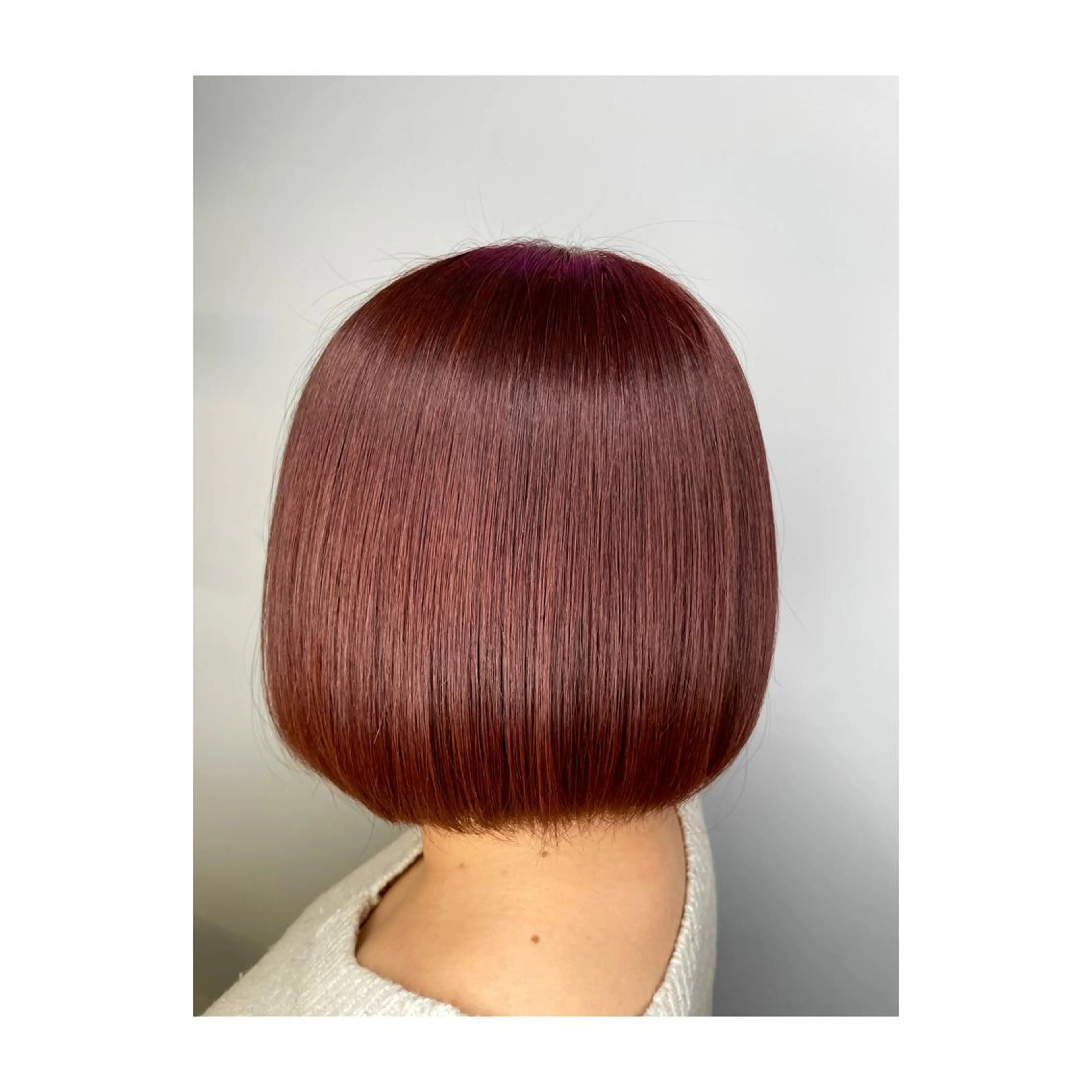 セミロング カラー アディクシーカラー アッシュ バレイヤージュ ベージュカラー ブリーチ カット ヘアカラー トリートメント ヘッドスパ ヘアセット ®️レイヤー/透明感 カラー/星野六三四のヘアスタイル