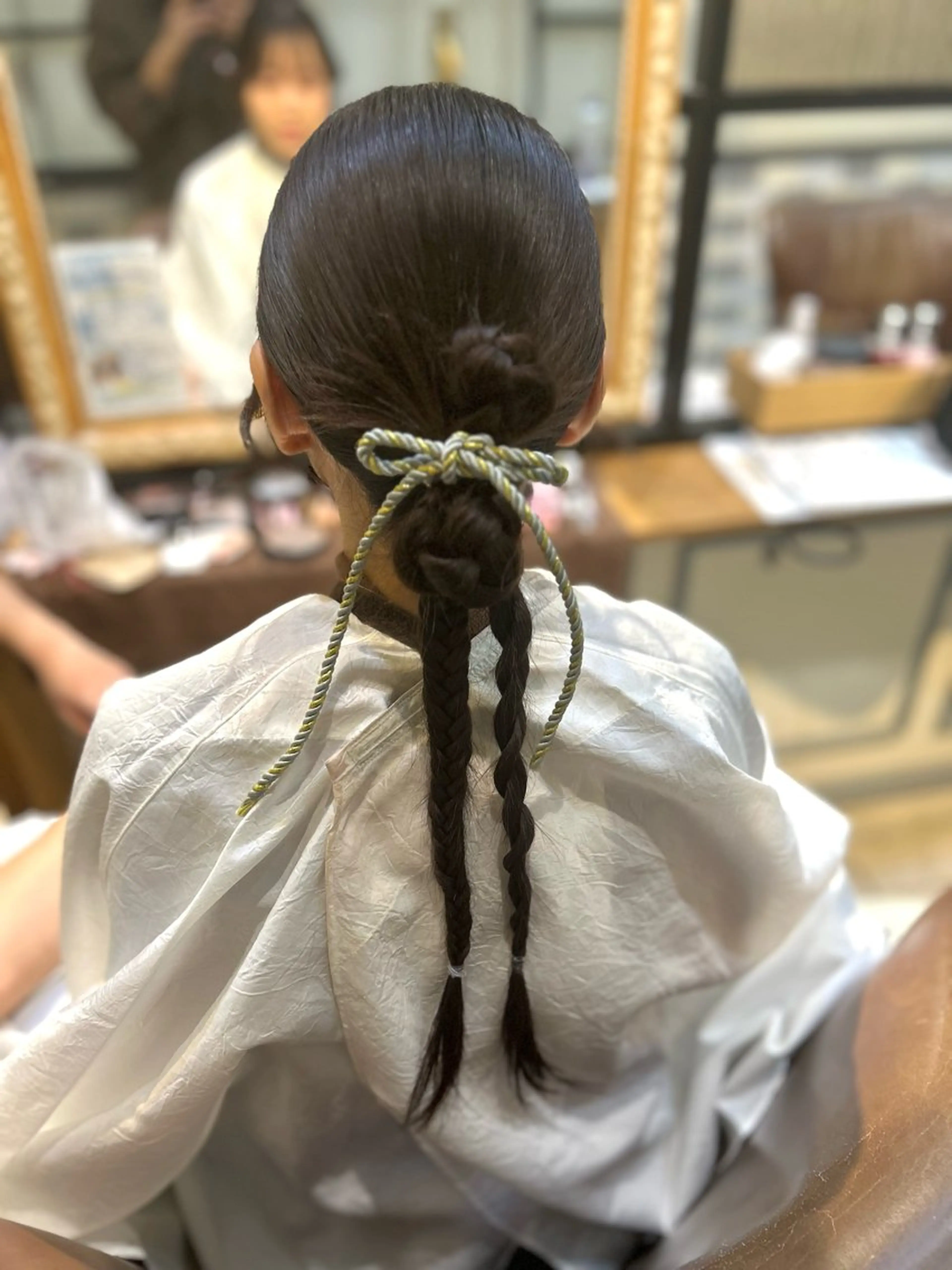 ロング ヘアアレンジ ヘアセット 🫐 キナリ🫐のヘアスタイル