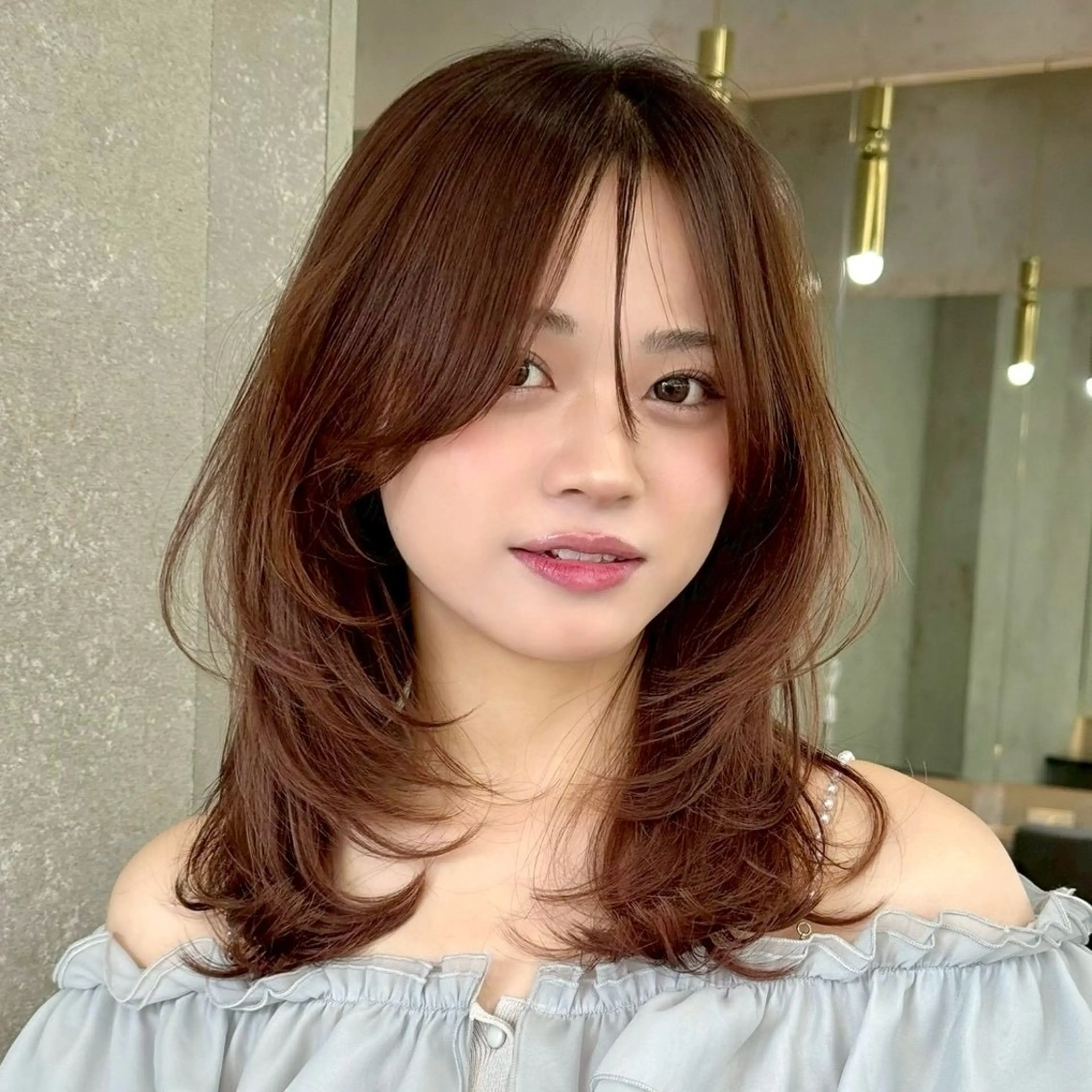 ミディアム Lond un Maison.所属・原宿/レイヤー/似合 わせ🌈チャン🌈のヘアスタイル