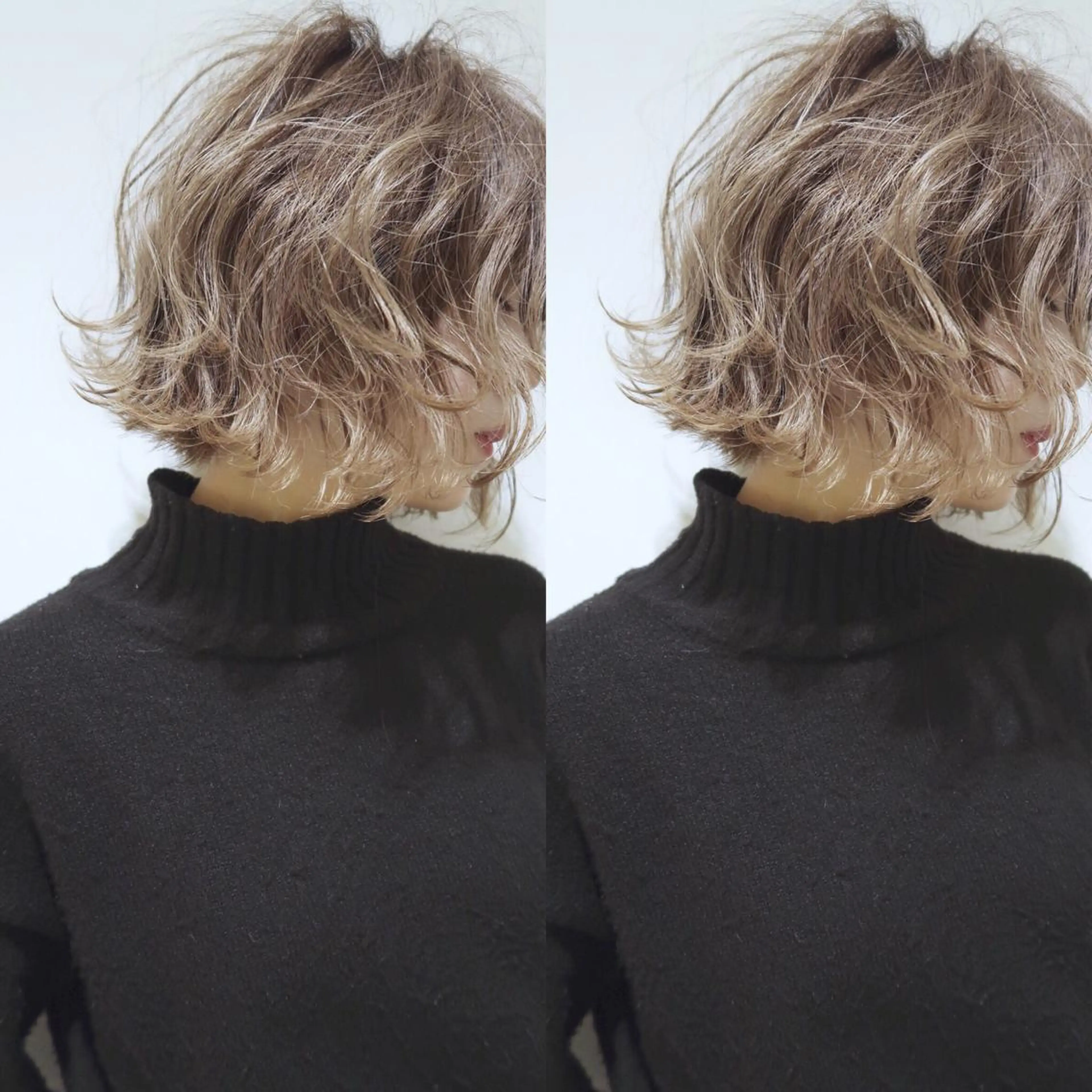 ショート カラー パーマ Memories水天宮前所属・花渕 俊彦のヘアスタイル