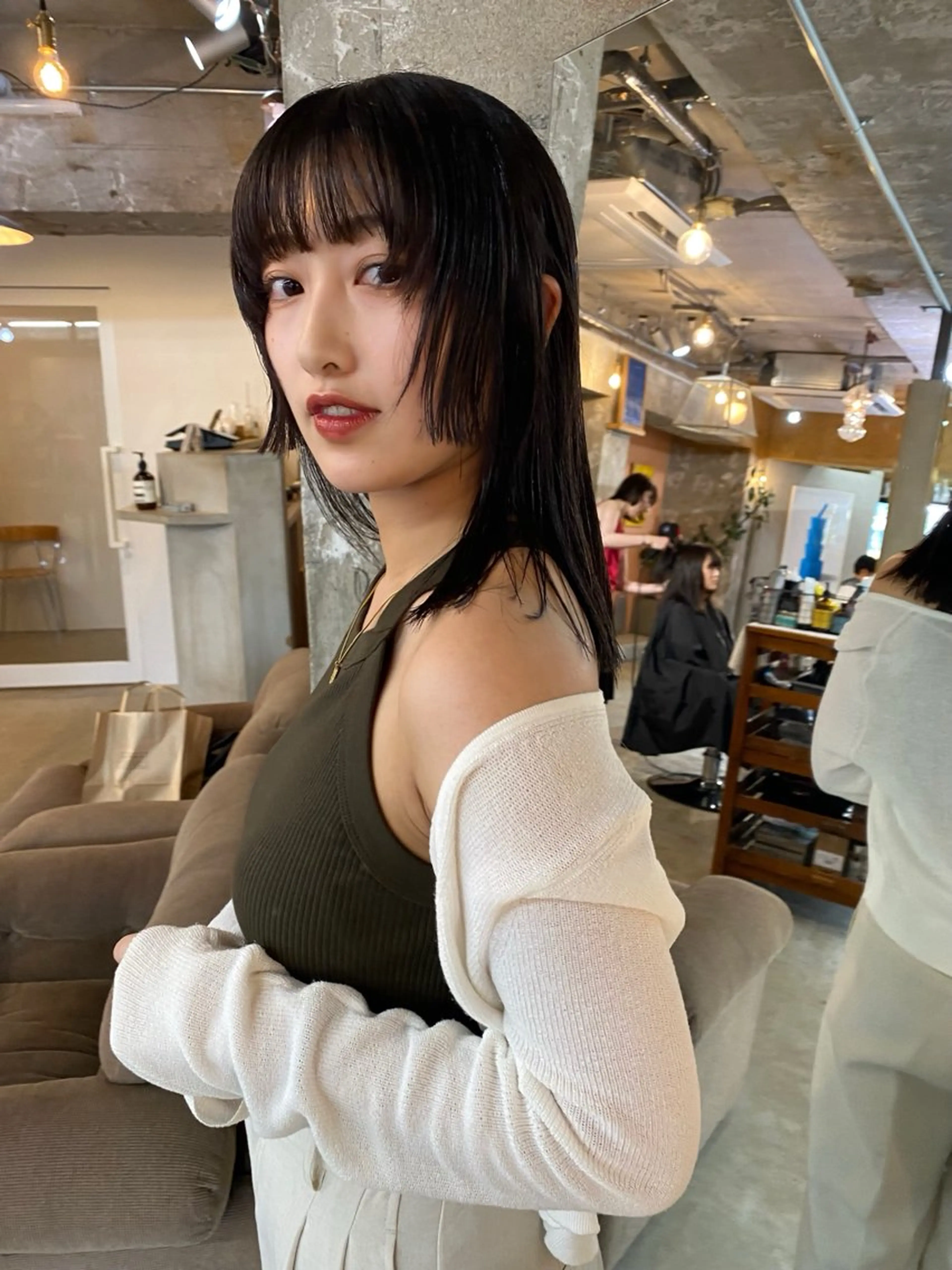 ミディアム カラー カット ヘアカラー GATTACA所属・KEI gattacaのヘアスタイル