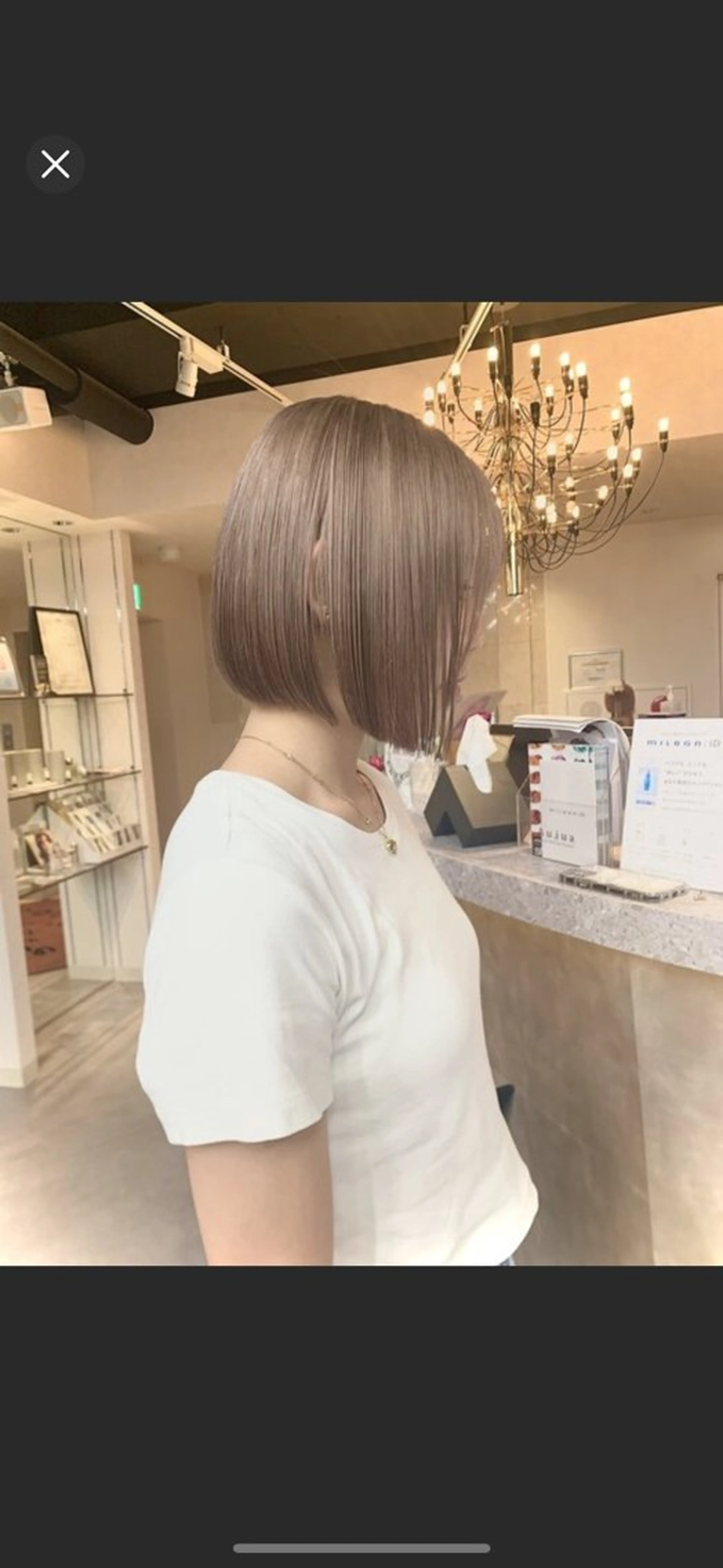 ショート 岩岡 つなみのヘアスタイル