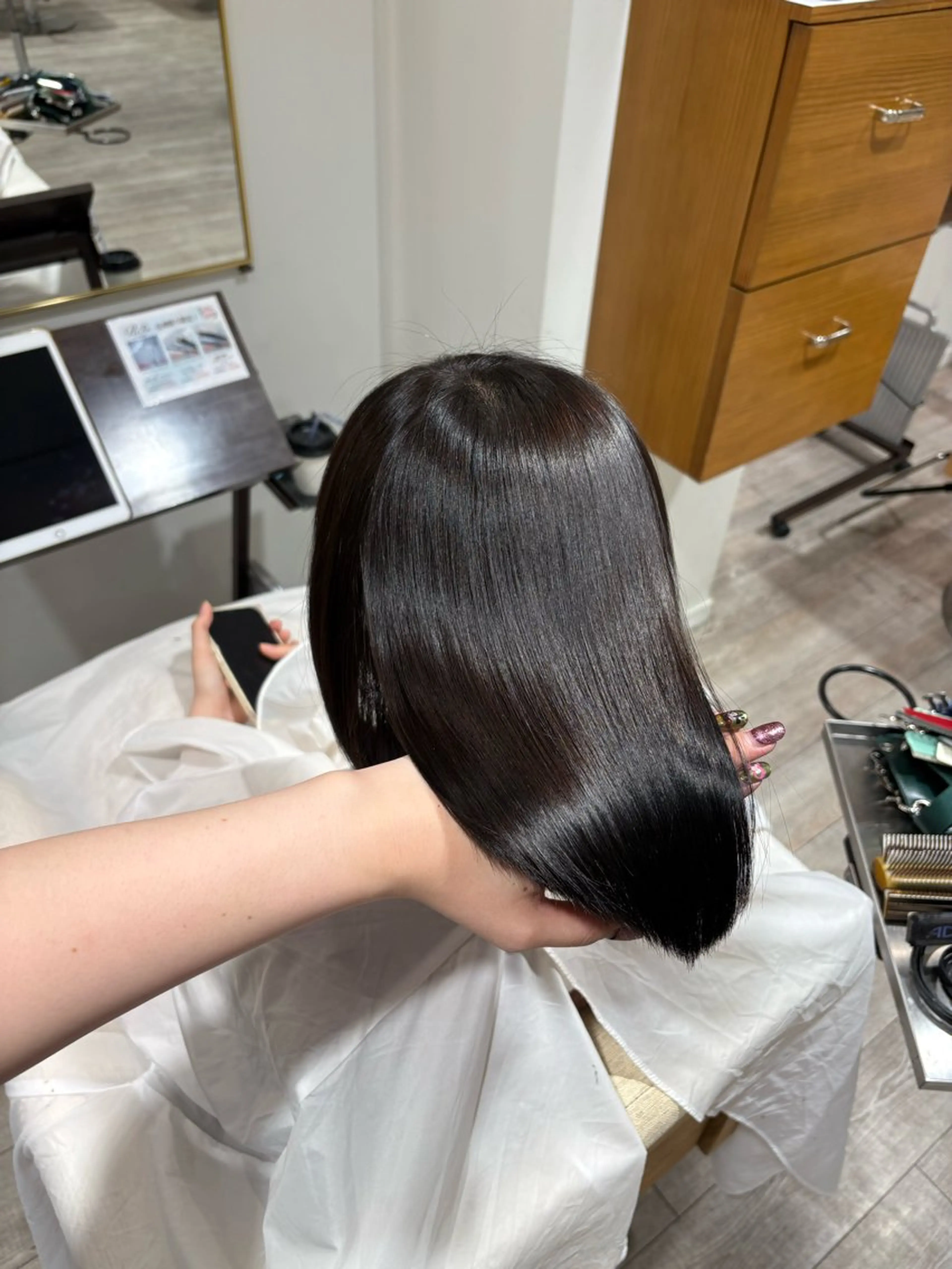 カラー ヘアカラー カットモデル募集 𝙨𝙖𝙠𝙞💚のヘアスタイル