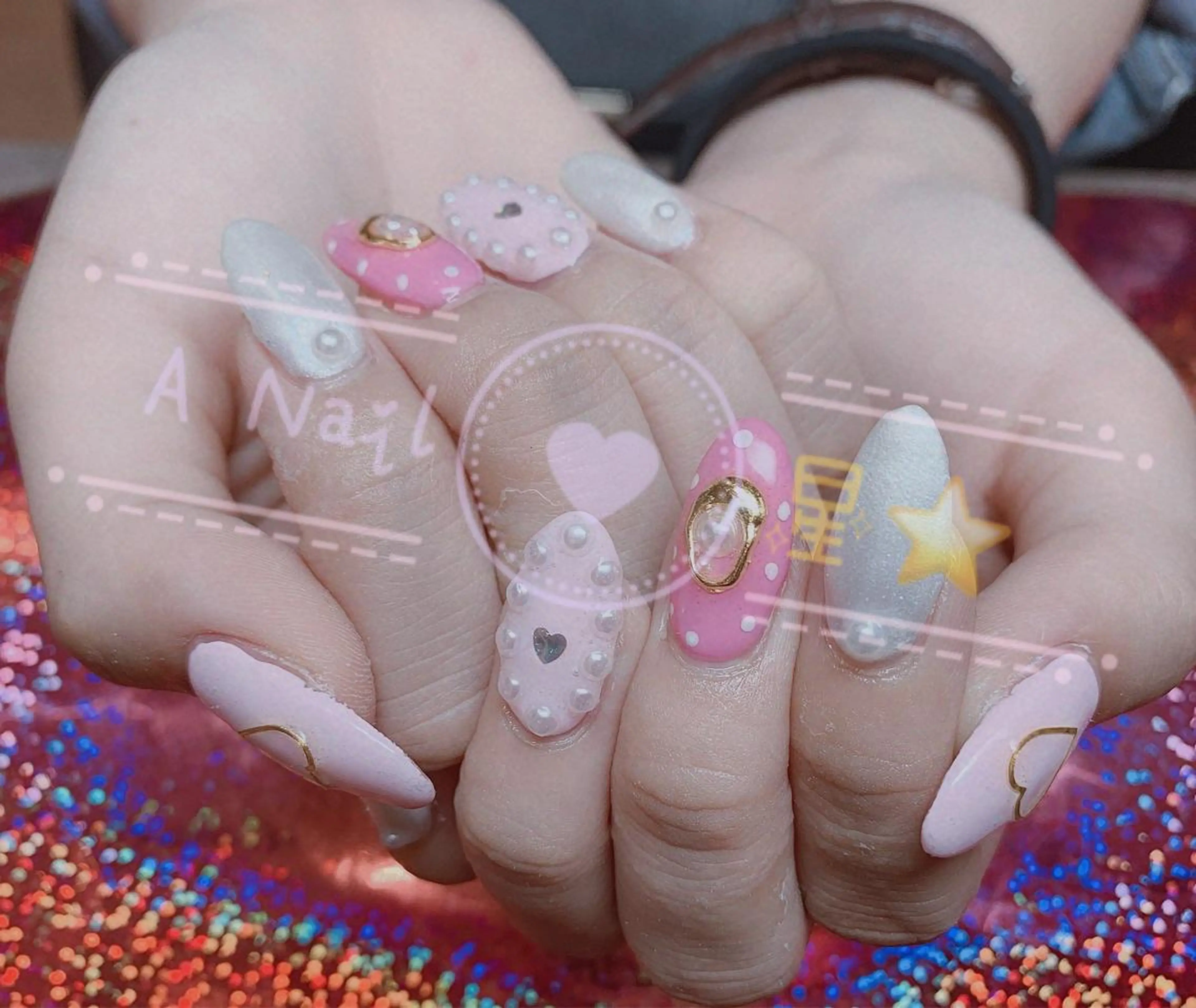 ネイル ハンドネイル AIRA  Eyelash&Nail所属・汐 xi.のネイルデザイン