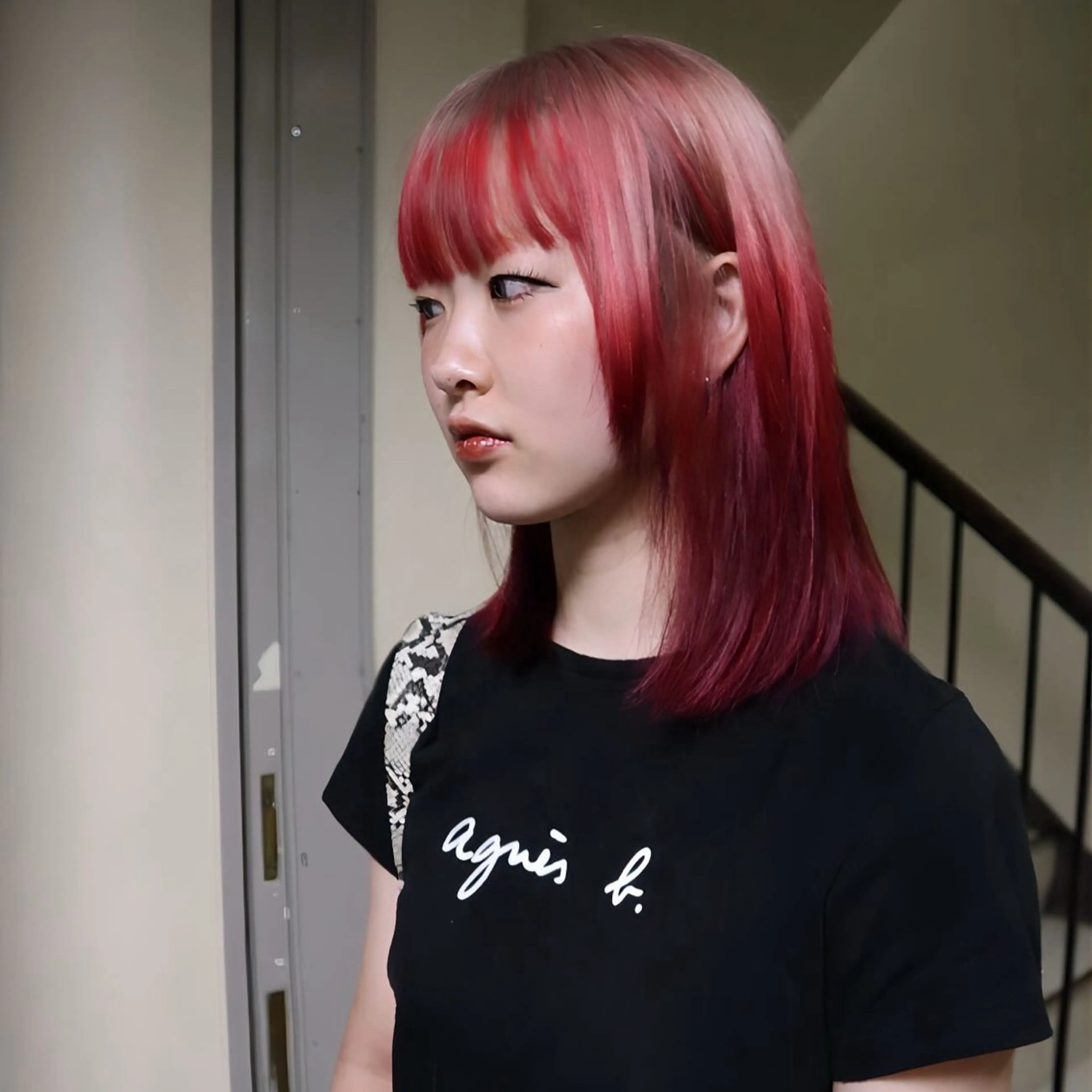 ミディアム カラー 嬉野 暖のヘアスタイル