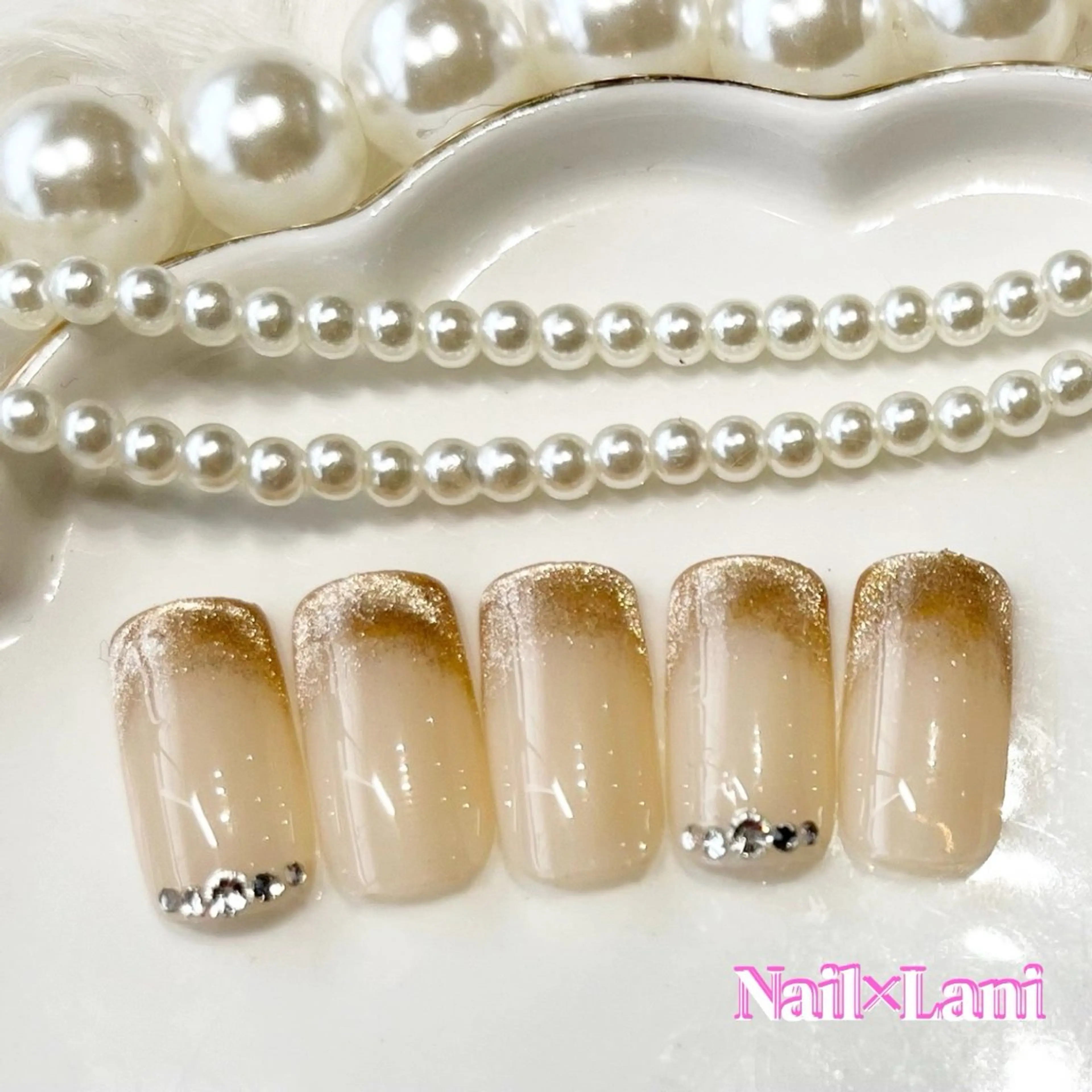 ネイル フットネイル ジェルネイル マグネットネイル パラジェル 松宮 理歩のネイルデザイン