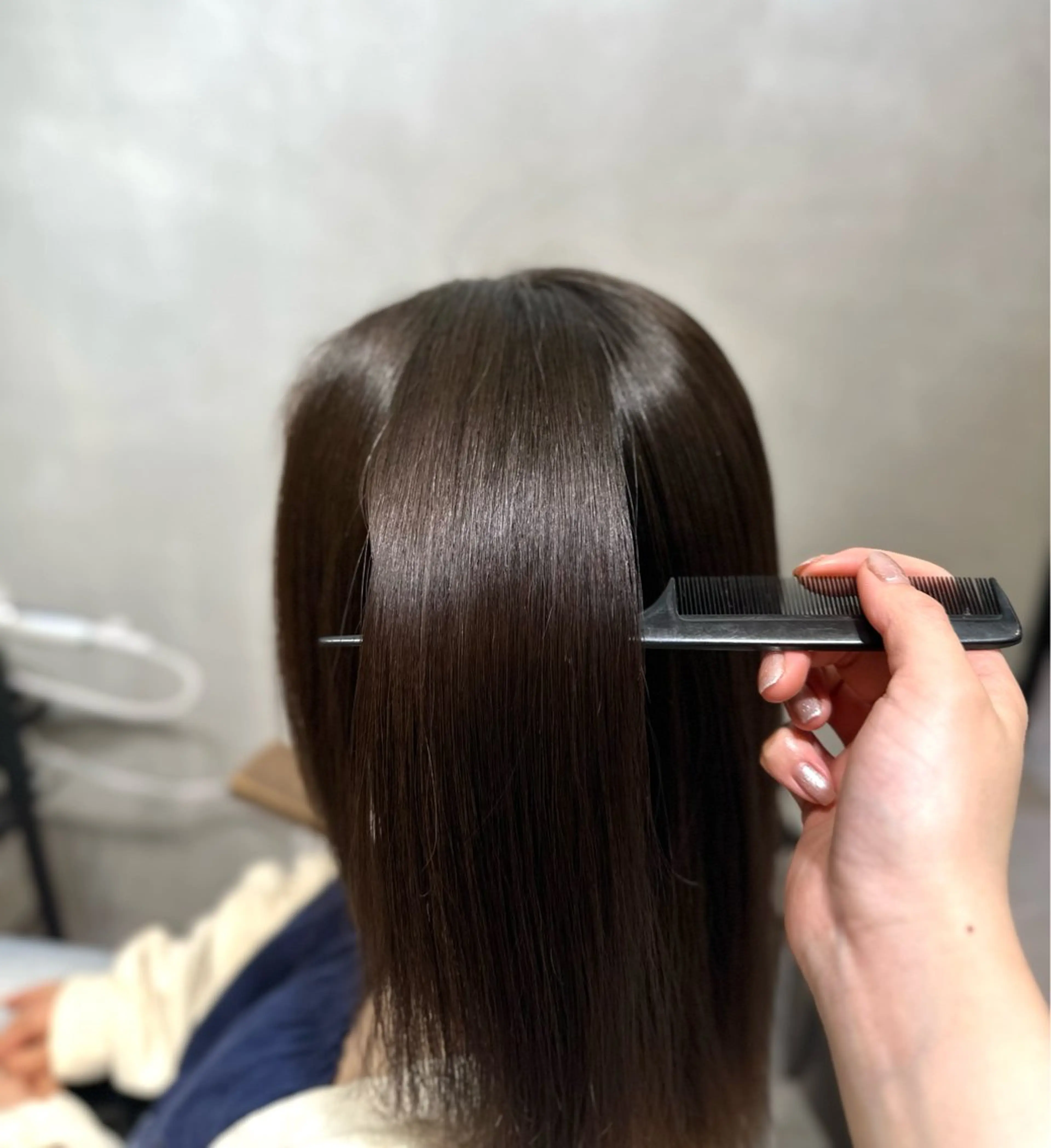 セミロング トリートメント 田口 珠羽のヘアスタイル