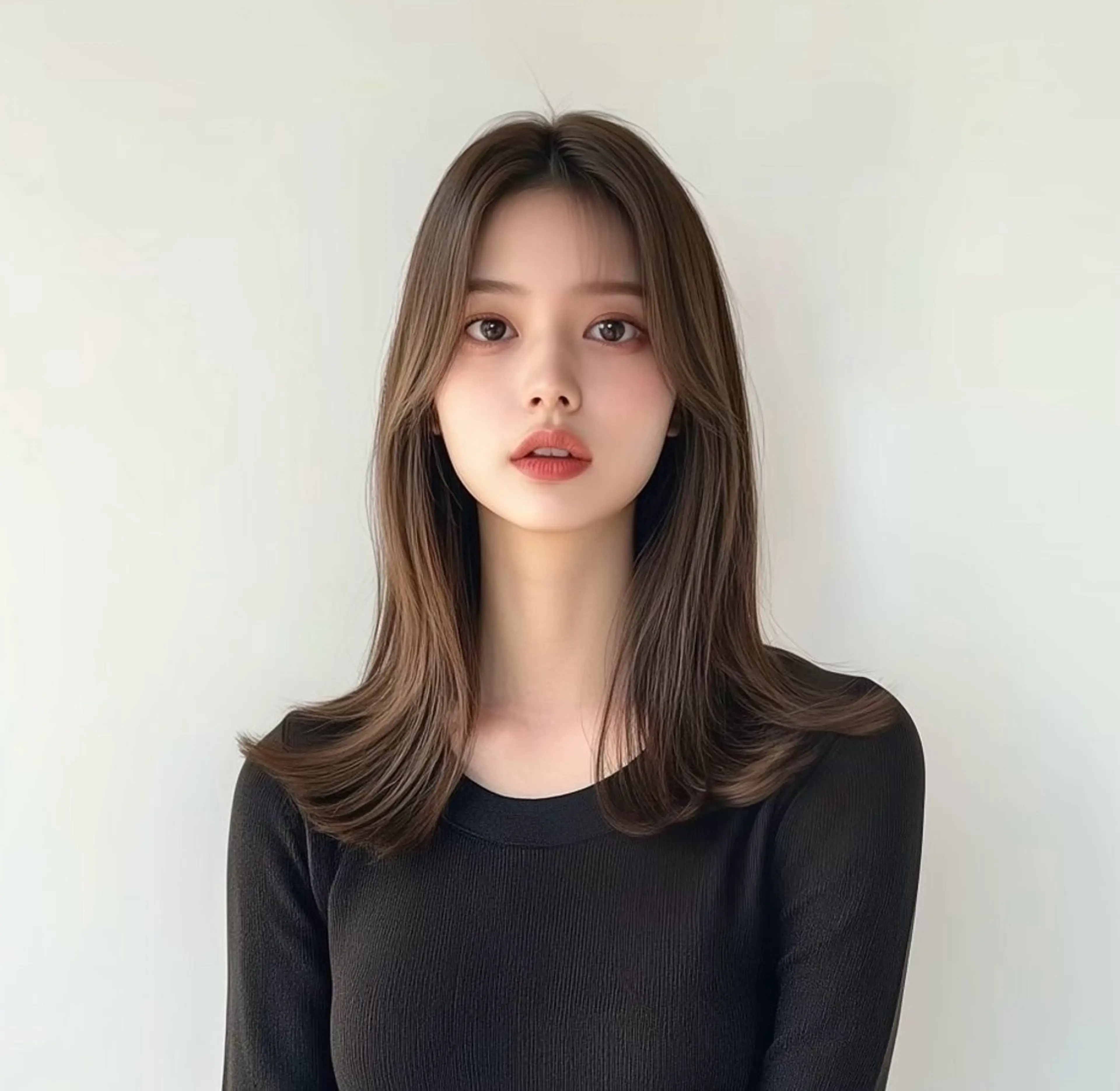 ミディアム カラー 透明感カラー 髪質改善 カット特化/似合わせ /なおき/表参道のヘアスタイル