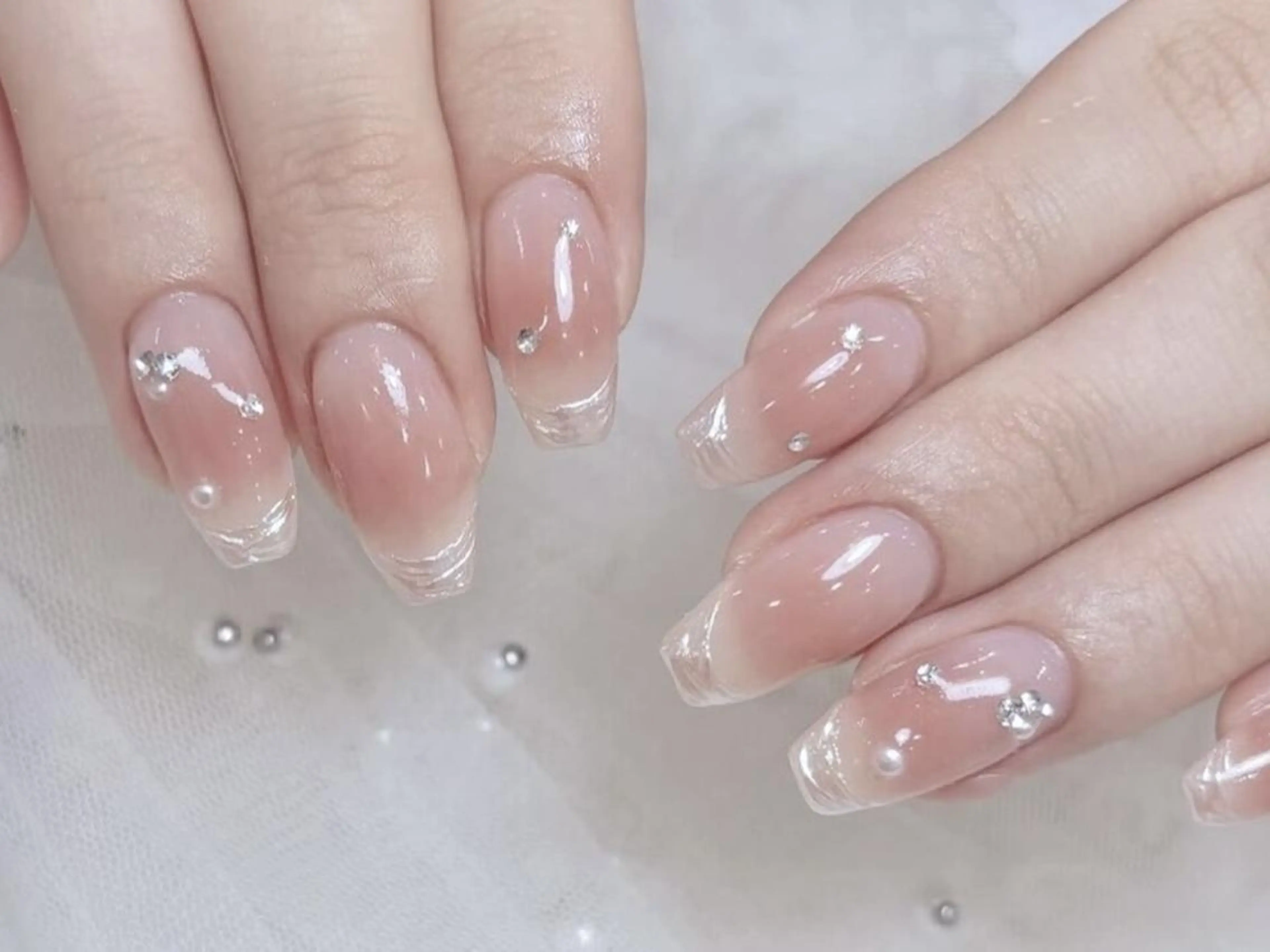 ネイル アートネイル 持ち込み 🦋y y Nail 🤍のネイルデザイン