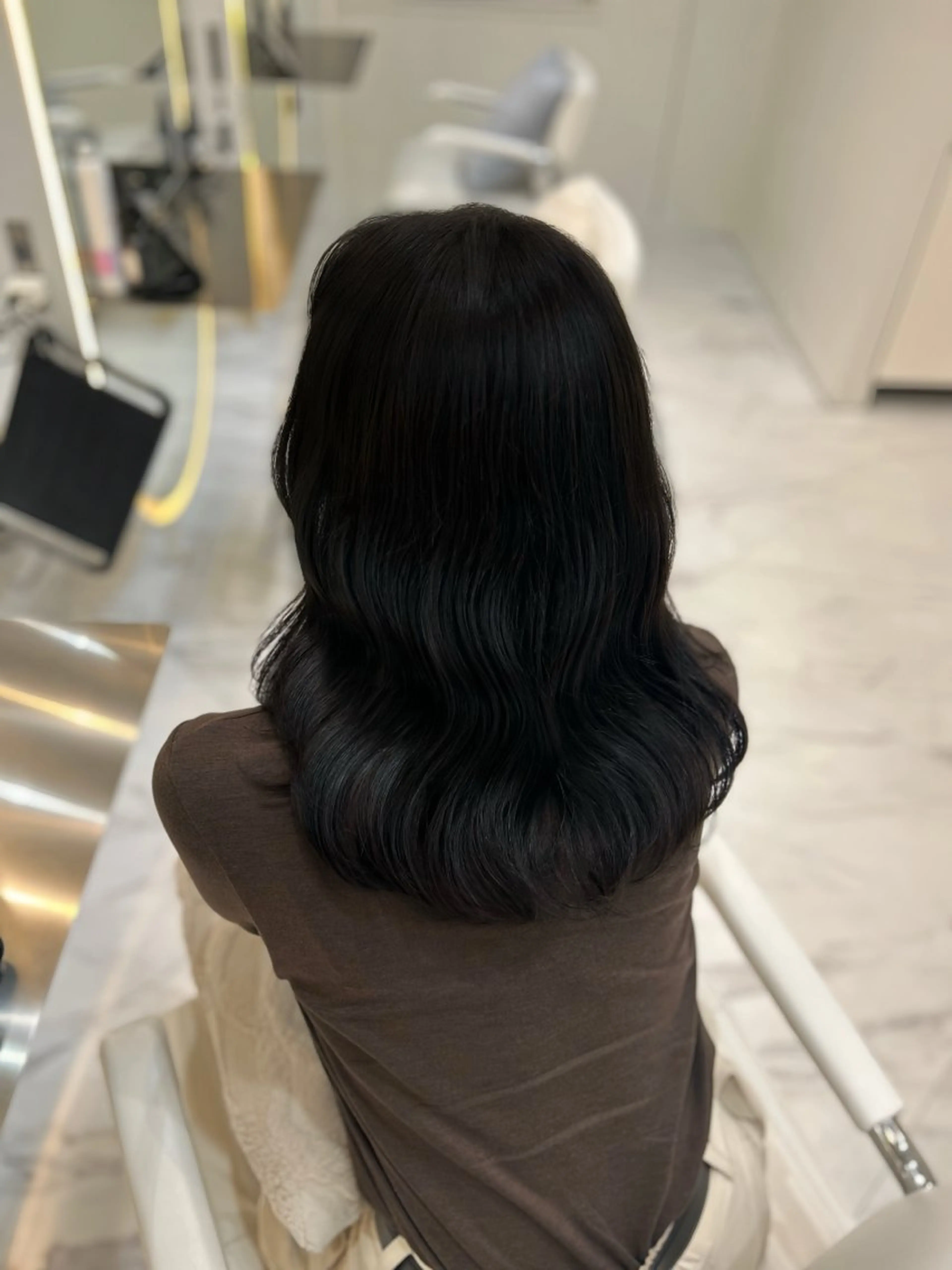 ミディアム カラー ヘアカラー トリートメント カラーモデル様募集中 ♡𝑨𝒊のヘアスタイル