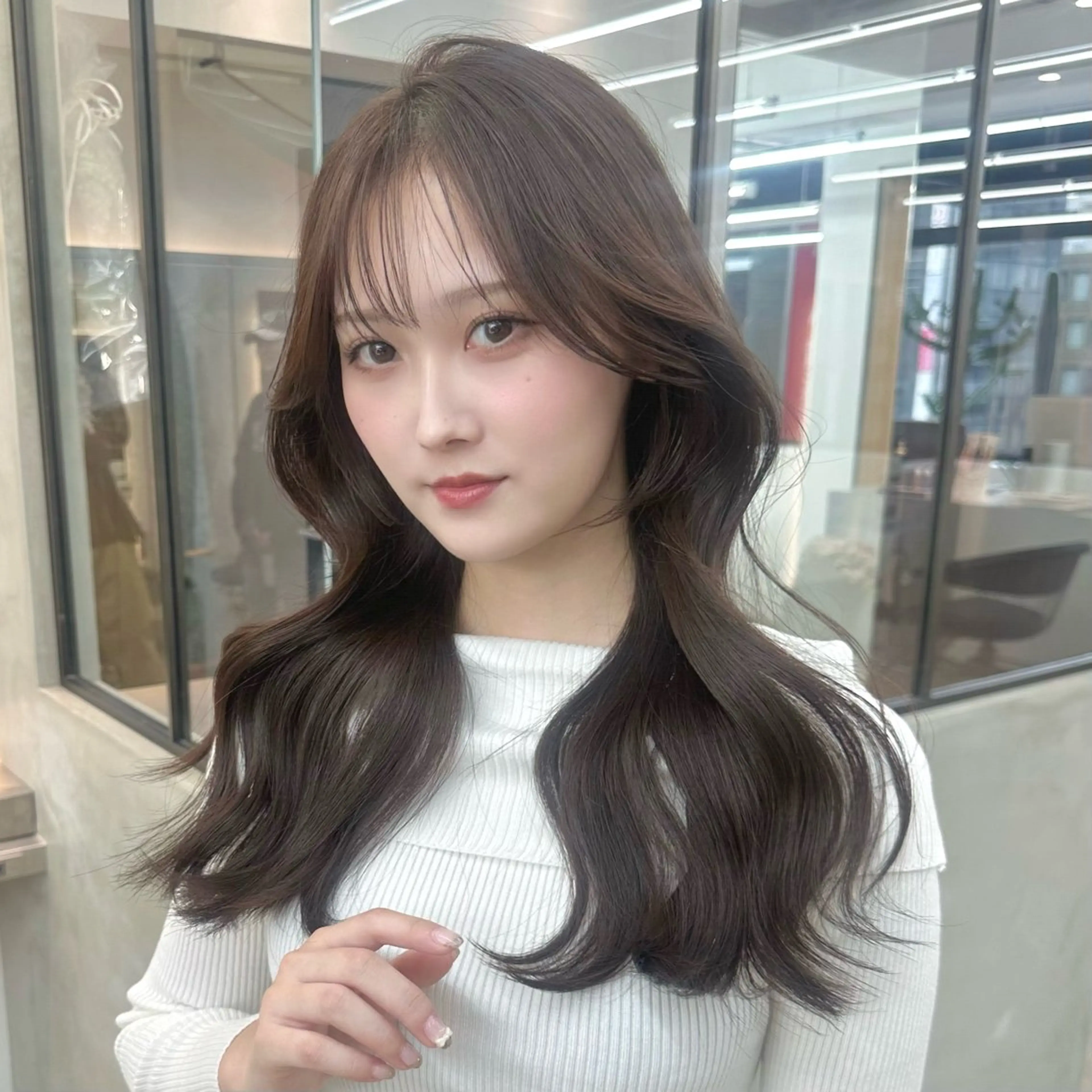 似合わせカット＋艶カラー＋ツルツル1stepトリートメント【超音波アイロン無料】の写真