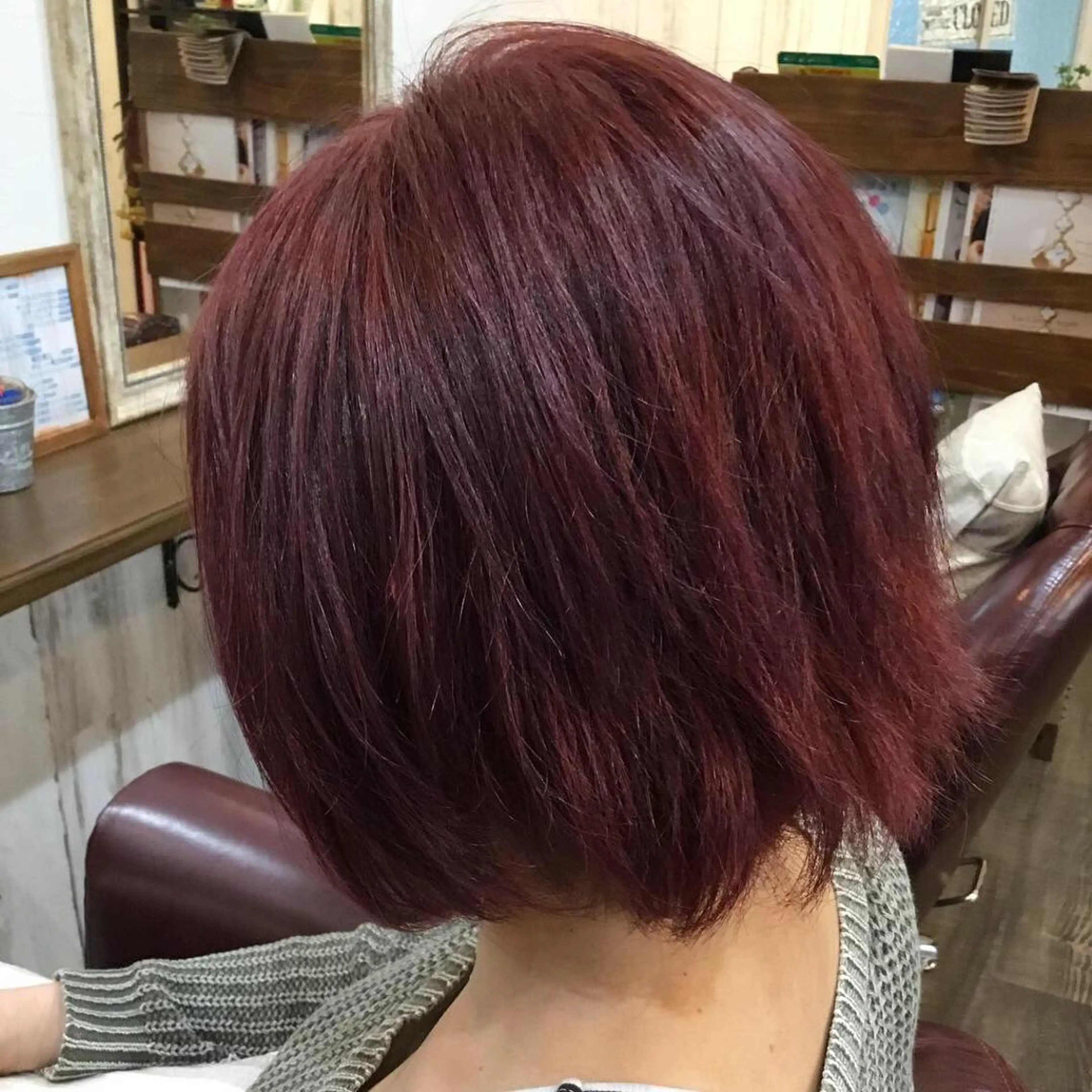 ショート カラー ヘアカラー トリートメント embrace エンブレイスのヘアスタイル