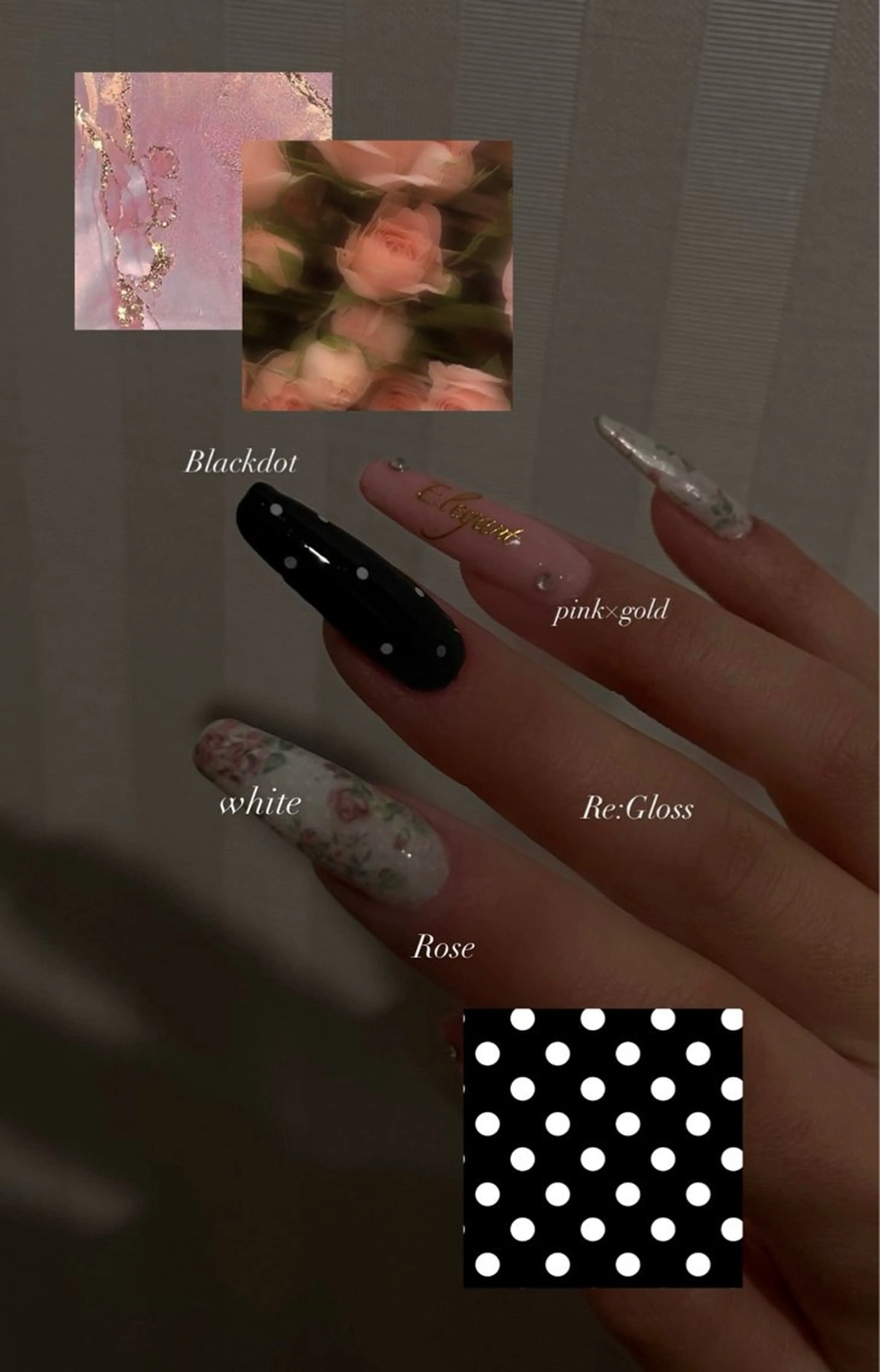 ネイル ハンドネイル Re:Gloss所属・佐々木 南々美のネイルデザイン