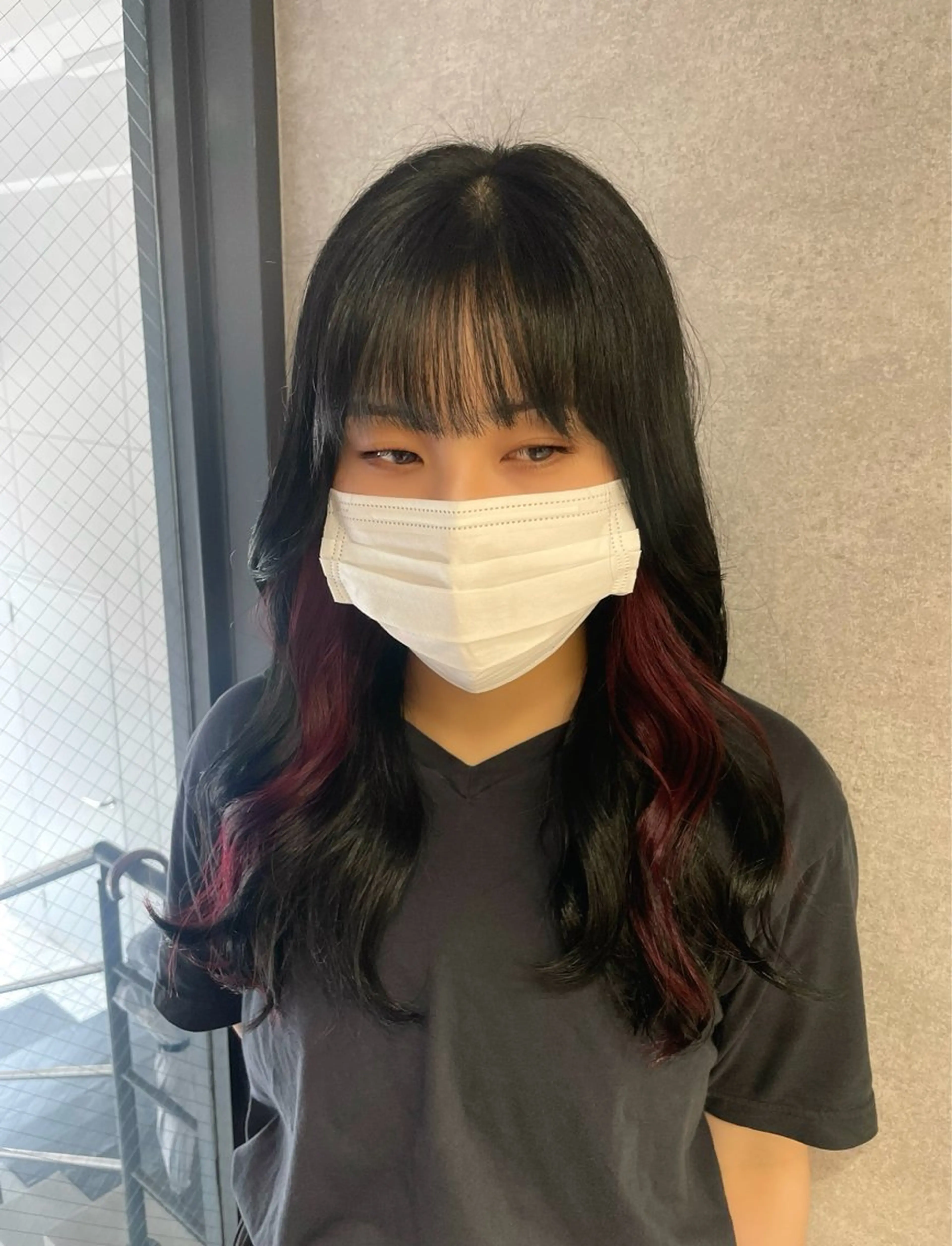 ロング カラー ヘアカラー トリートメント 愛華 【geep】のヘアスタイル