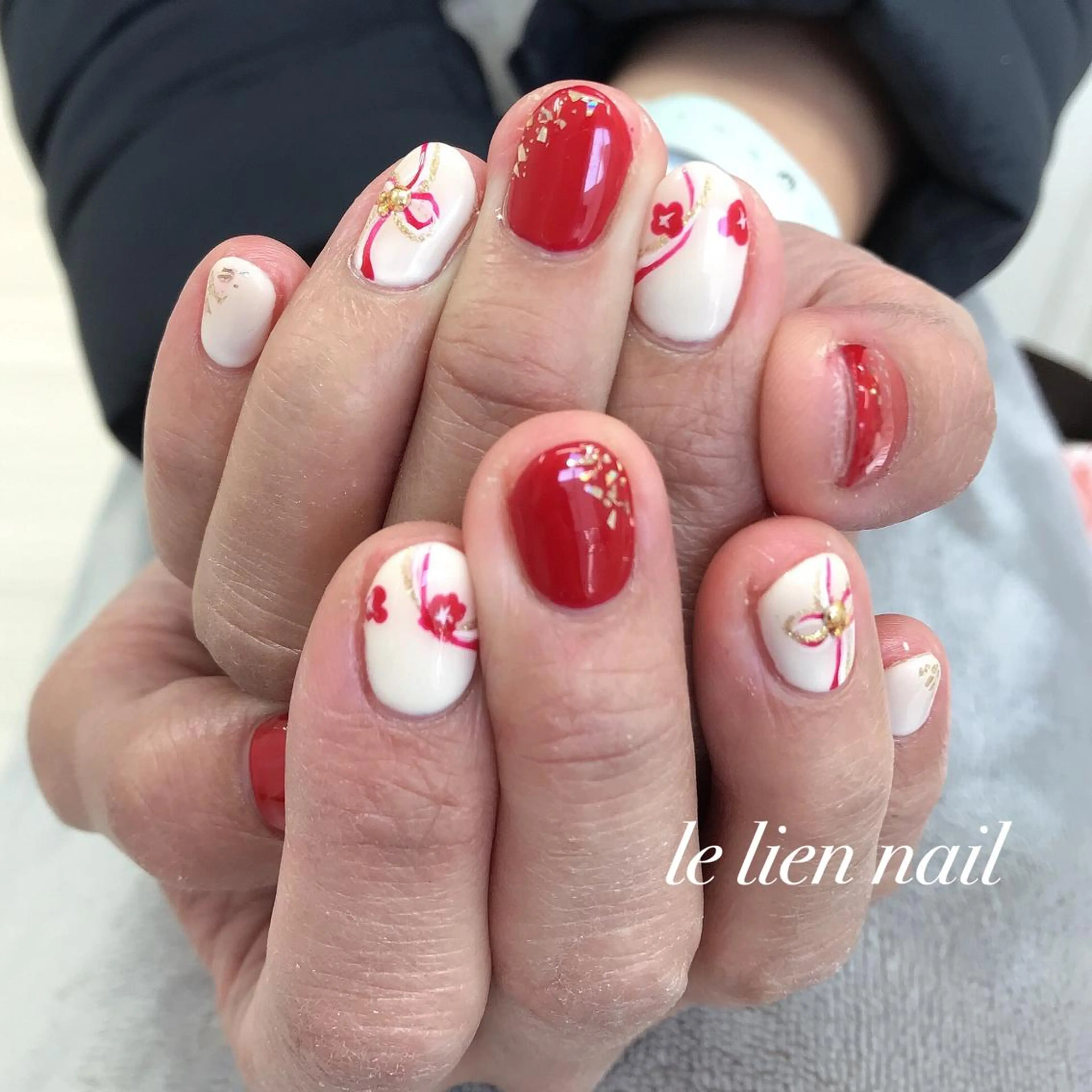 ショート le lien nailのネイルデザイン