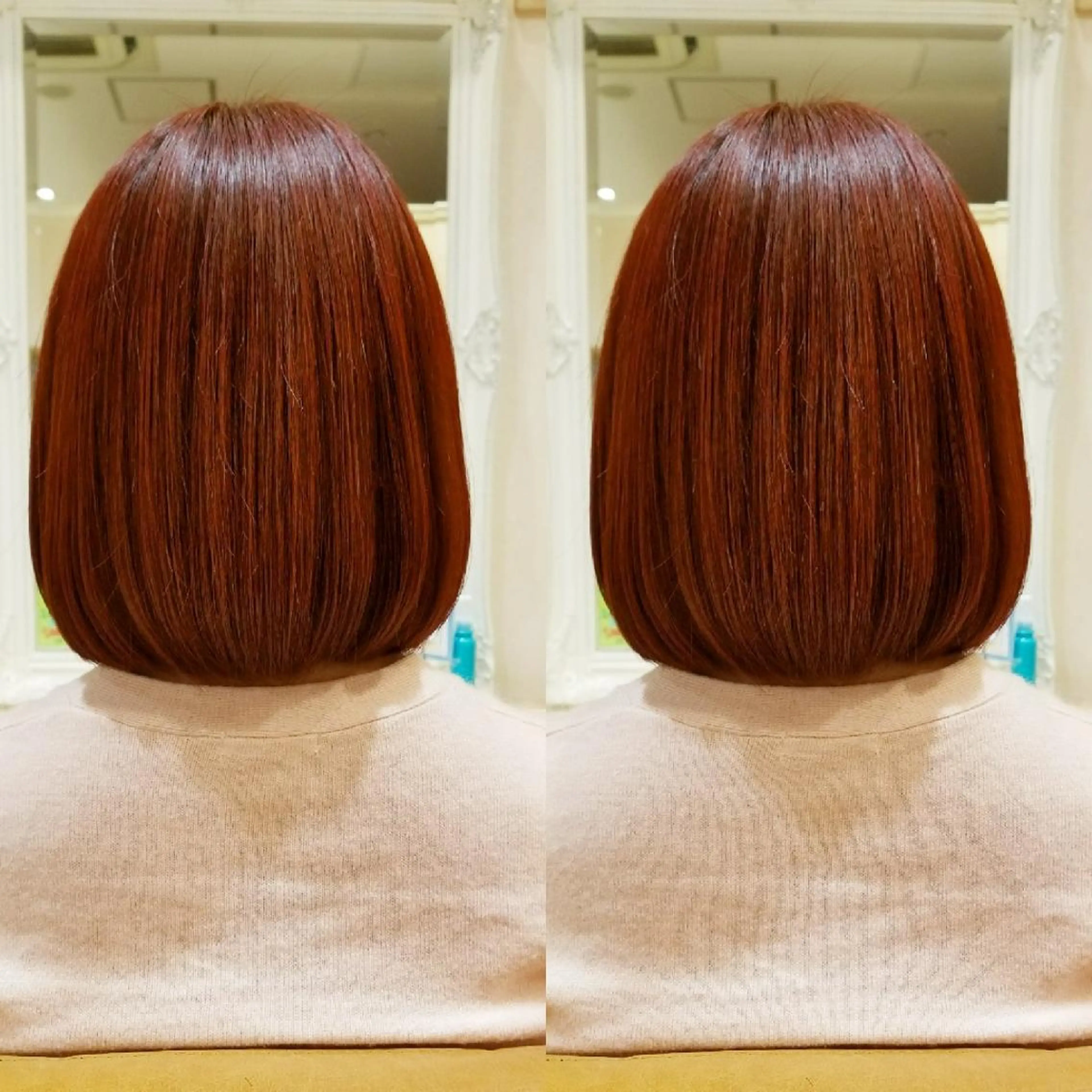 ミディアム カラー レッドカラー grow上野御徒町【グロウ】所属・ブリーチ・ハイトーン 特化🎉内山のヘアスタイル