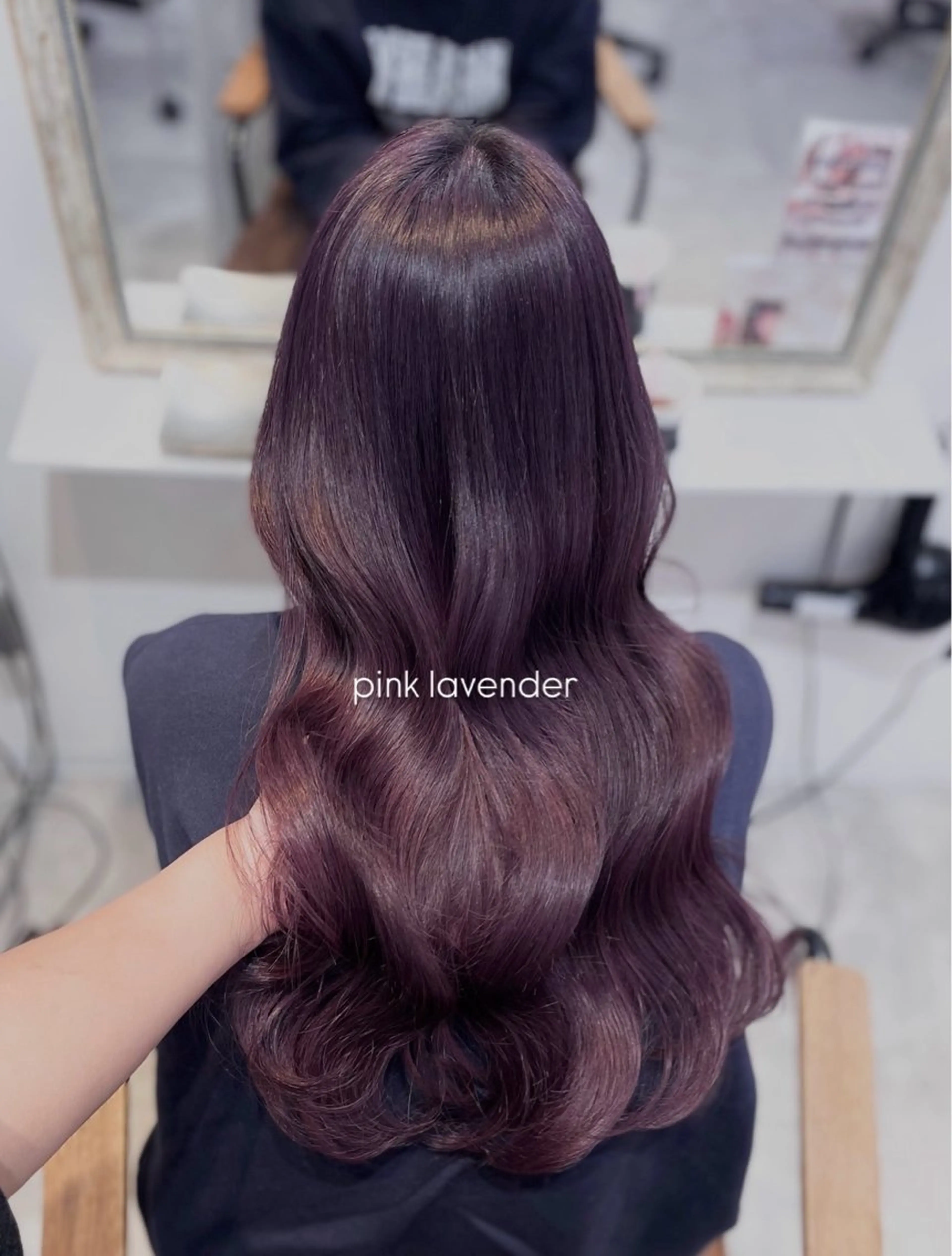 ロング カラー ブリーチ ケアブリーチ 透明感カラー ハイトーンカラー ラベンダーカラー ヘアカラー トリートメント 垢抜け似合わせカラー /梅田 /ayanaのヘアスタイル