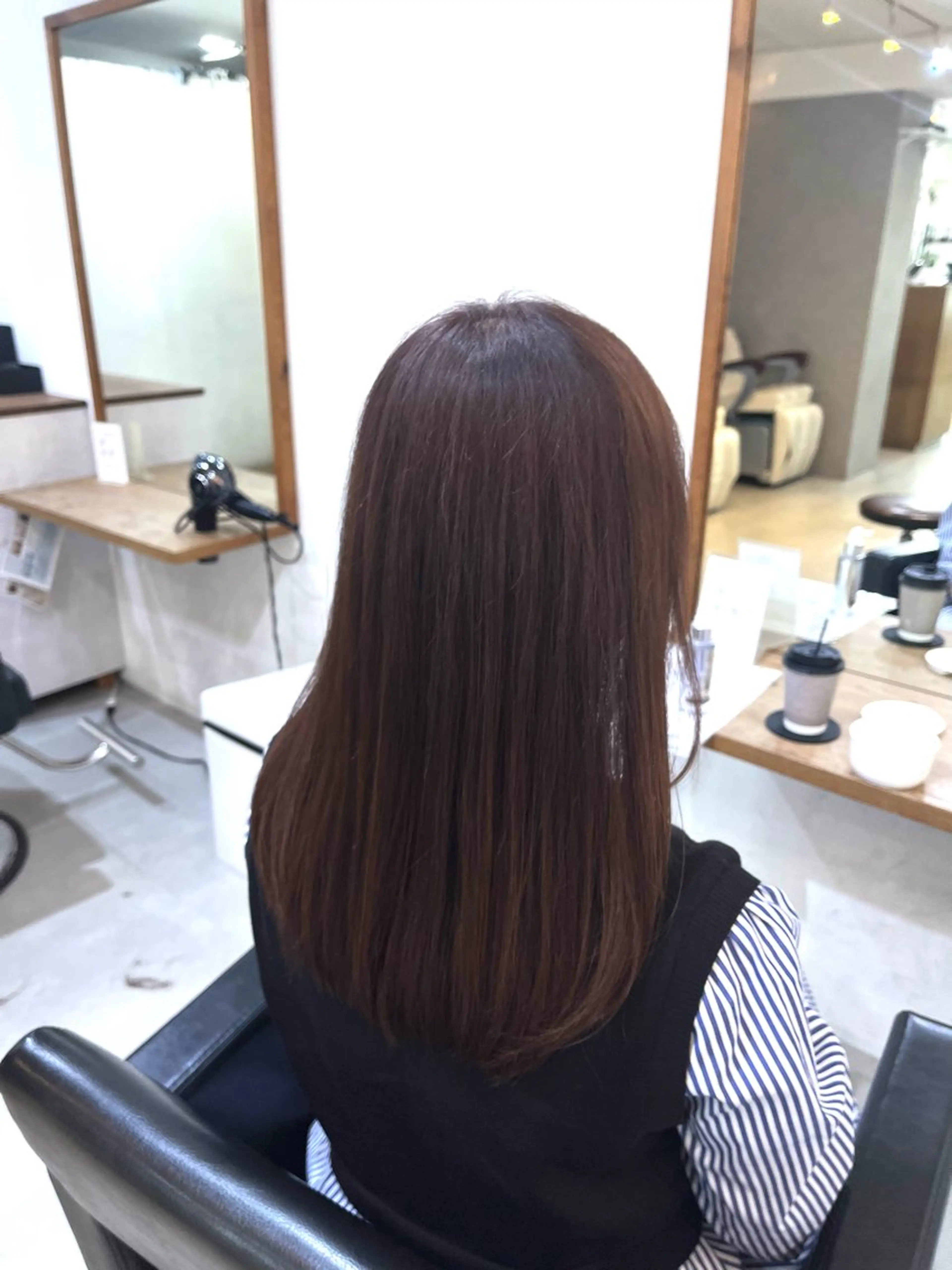 ロング カラー ✨🎨ブリーチなし 透明感カラー✨美友のヘアスタイル