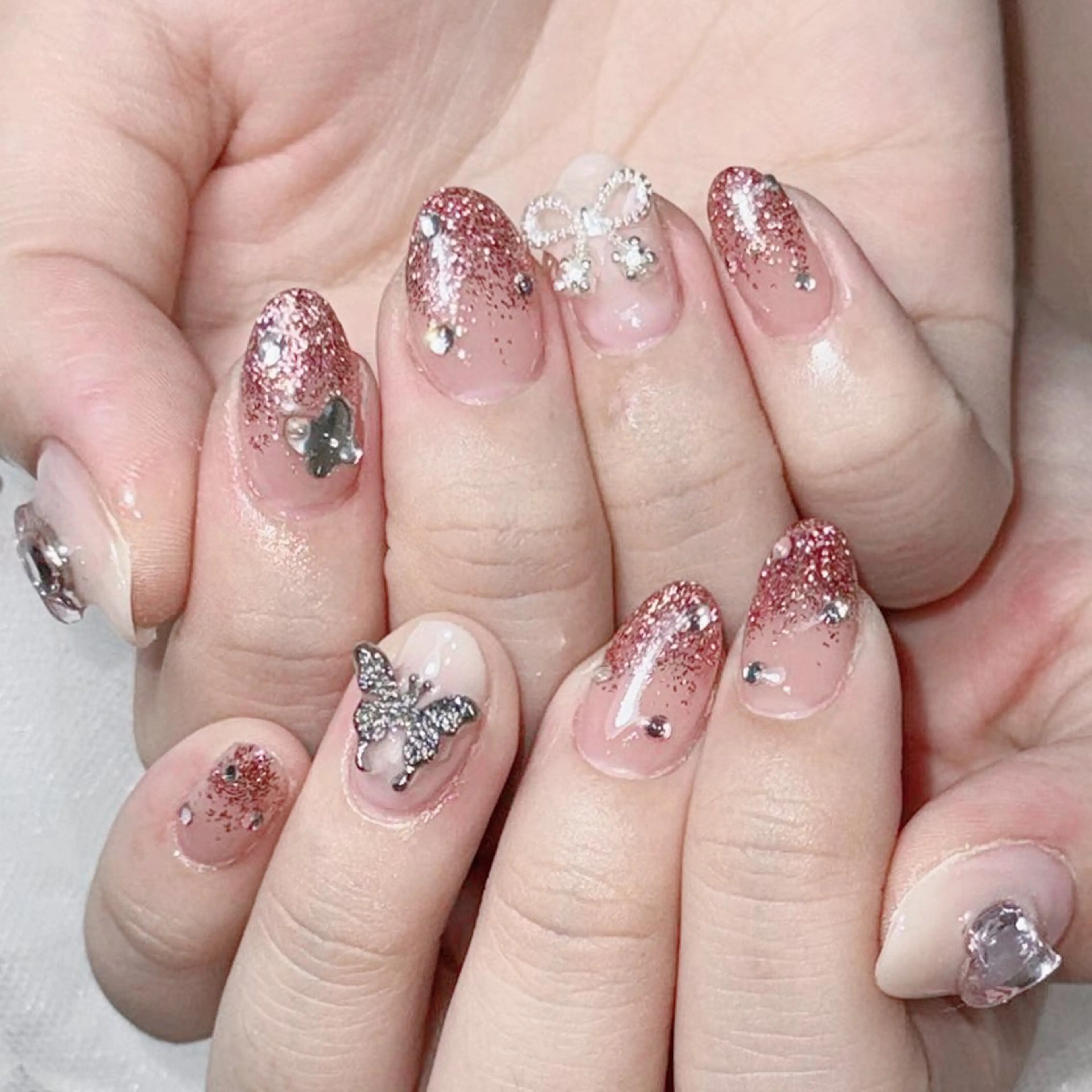 ネイル ハンドネイル DIAMOND Nail🍒のネイルデザイン