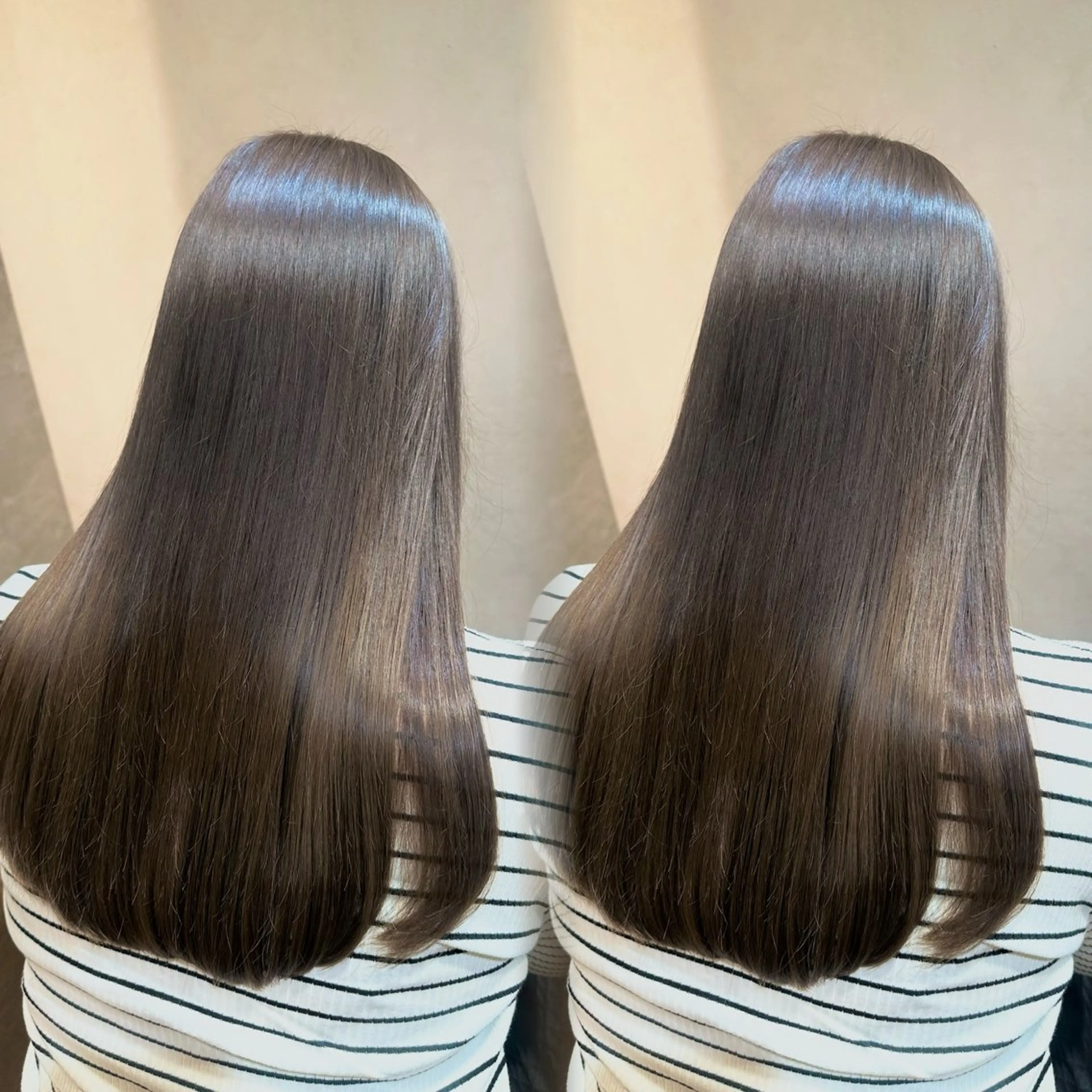 【💞美髪ケアコース💞】縮毛矯正+韓国ヘアカット+内部補修型スチームトリートメント付き🎀の写真