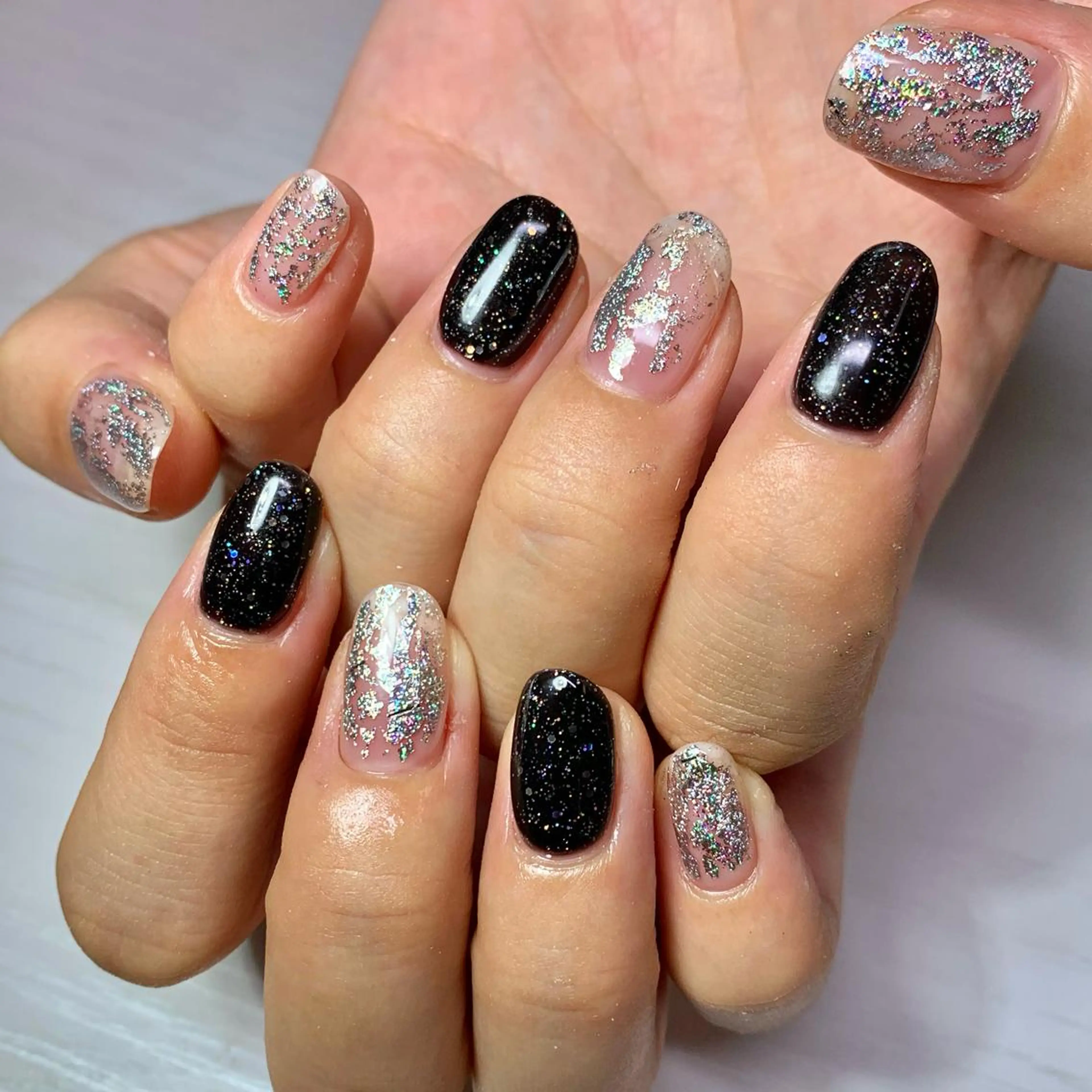 ネイル ハンドネイル καρδιά -ｶﾙﾃﾞｨｱ-のネイルデザイン