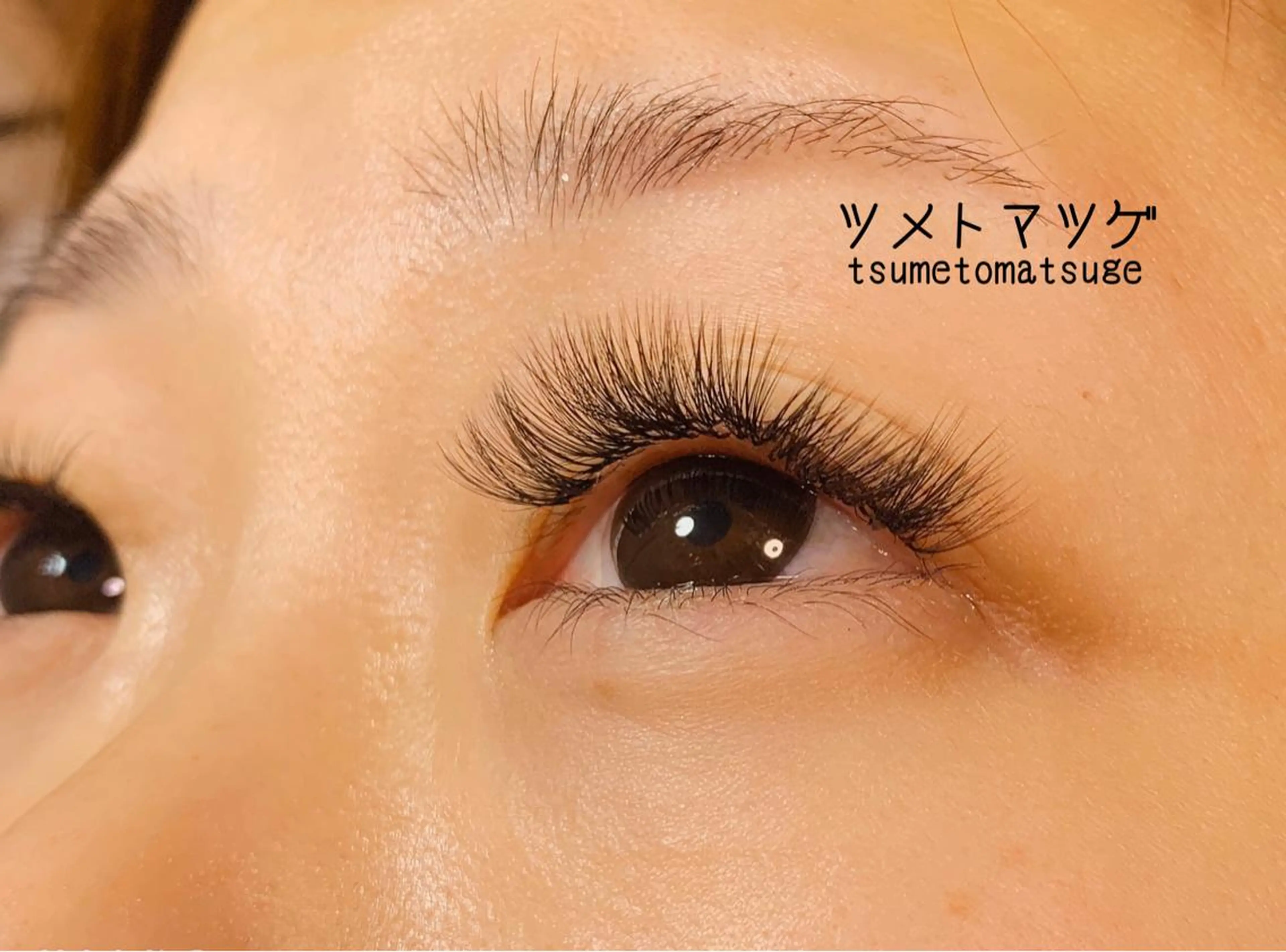 ミディアム マツエク・マツパ マツエク ツメトマツゲ .のネイルデザイン