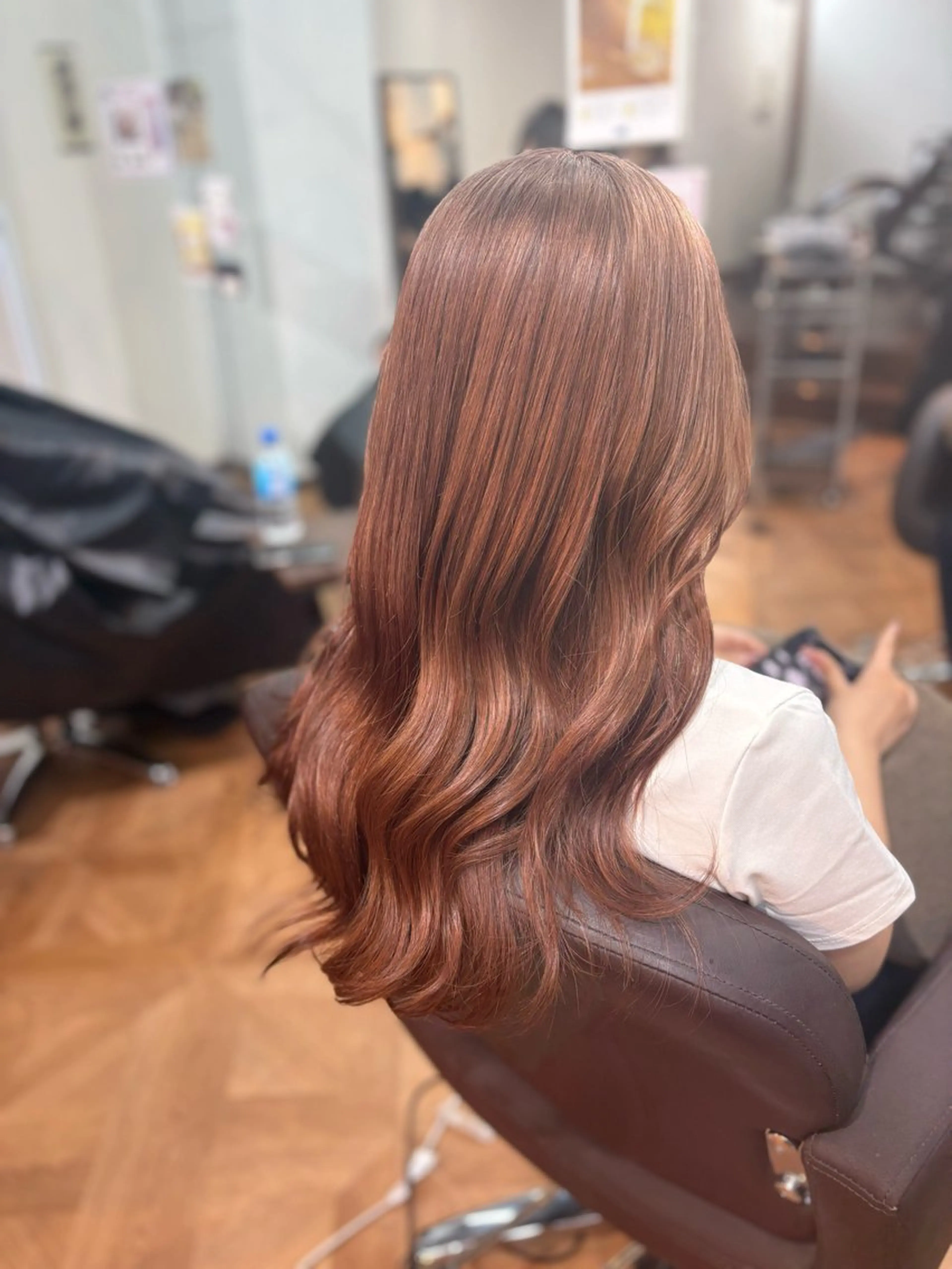 ロング カラー ベージュカラー ブリーチ ピンクカラー ピンクベージュ ヘアカラー 🍒Ayana🍒 艶カラー🍒のヘアスタイル