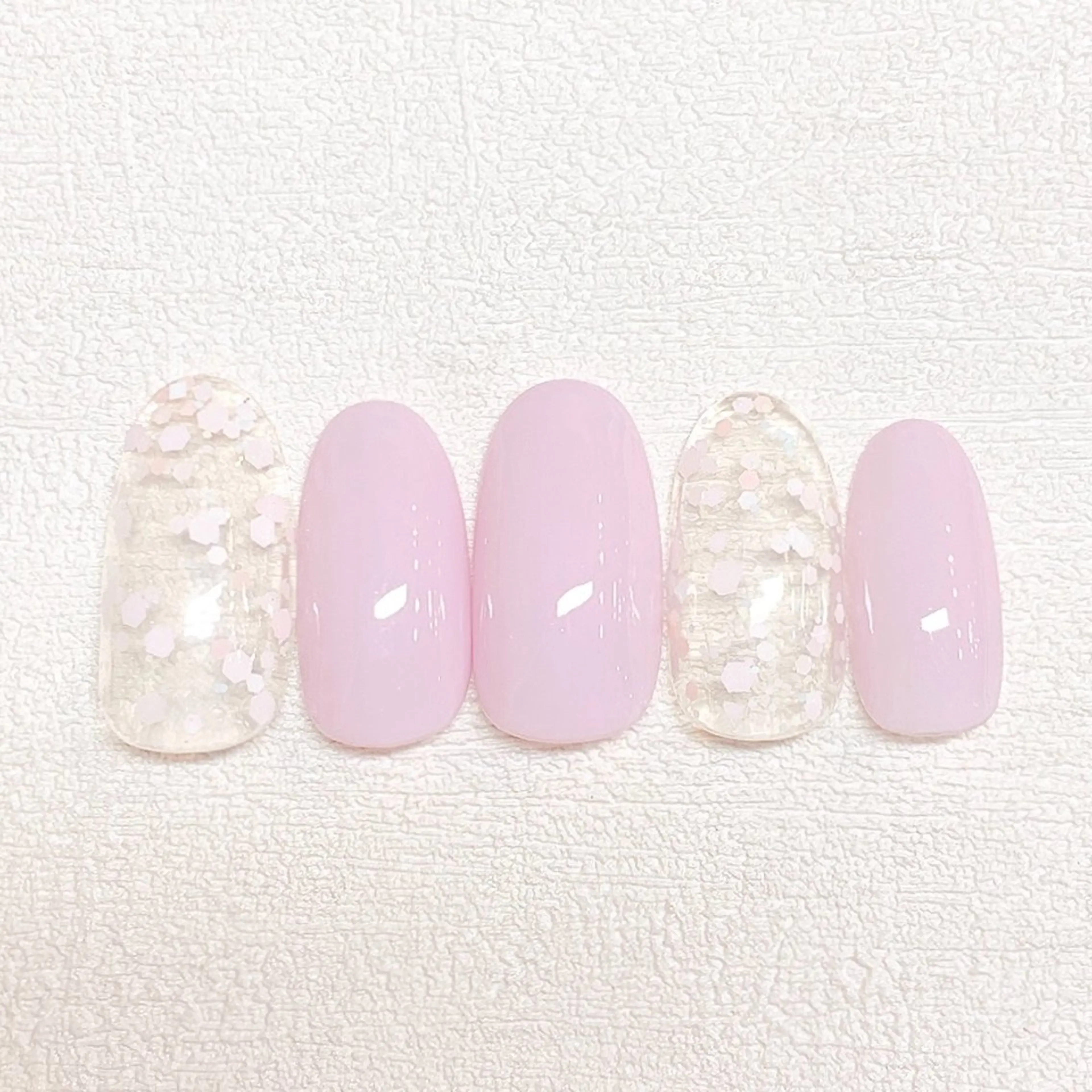 ネイル 春ネイル ハンドネイル スマイルネイル ときわ台のネイルデザイン