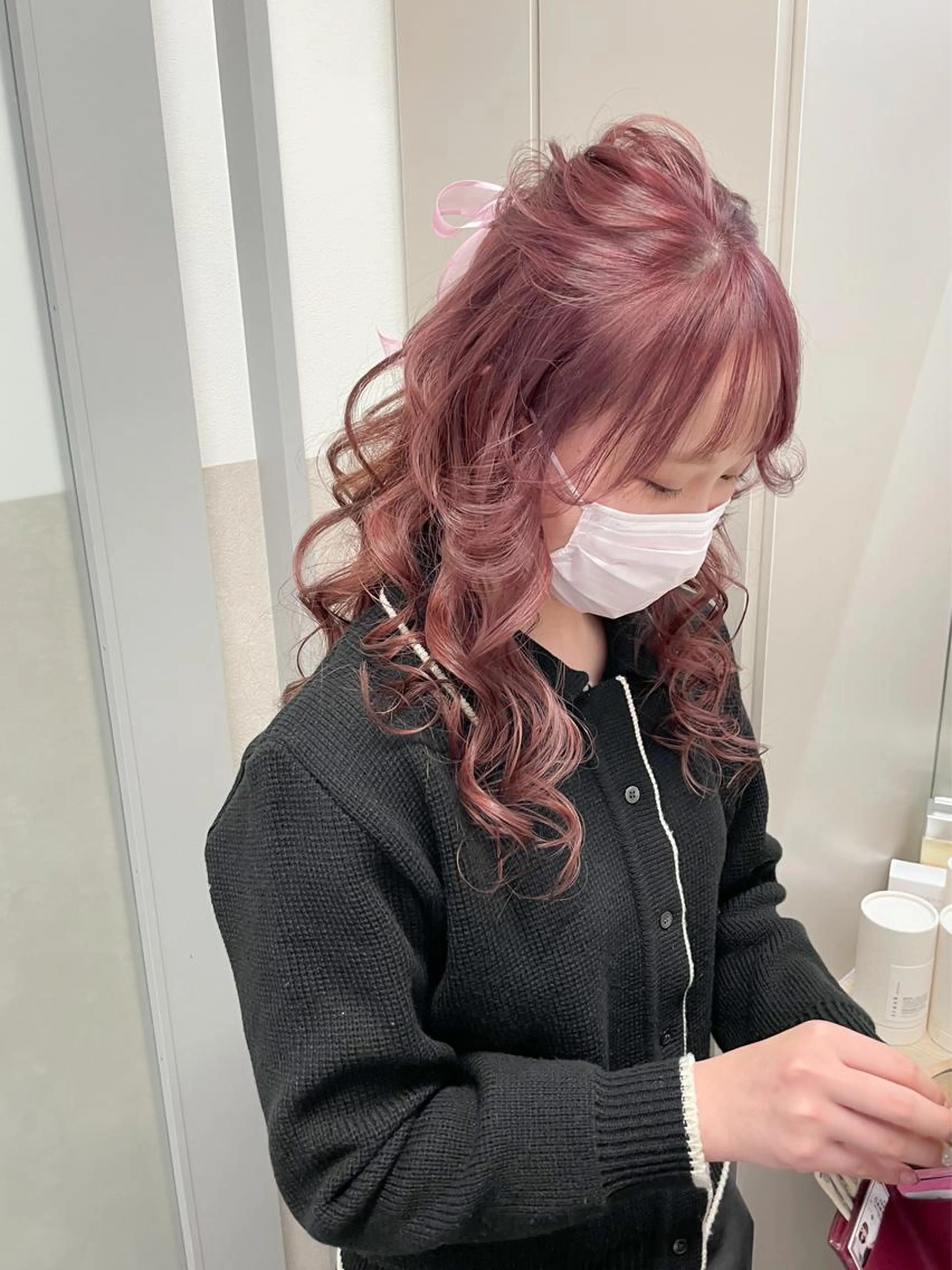 学生カット & Wカラー & トリートメント（ケアブリーチ使用）の写真