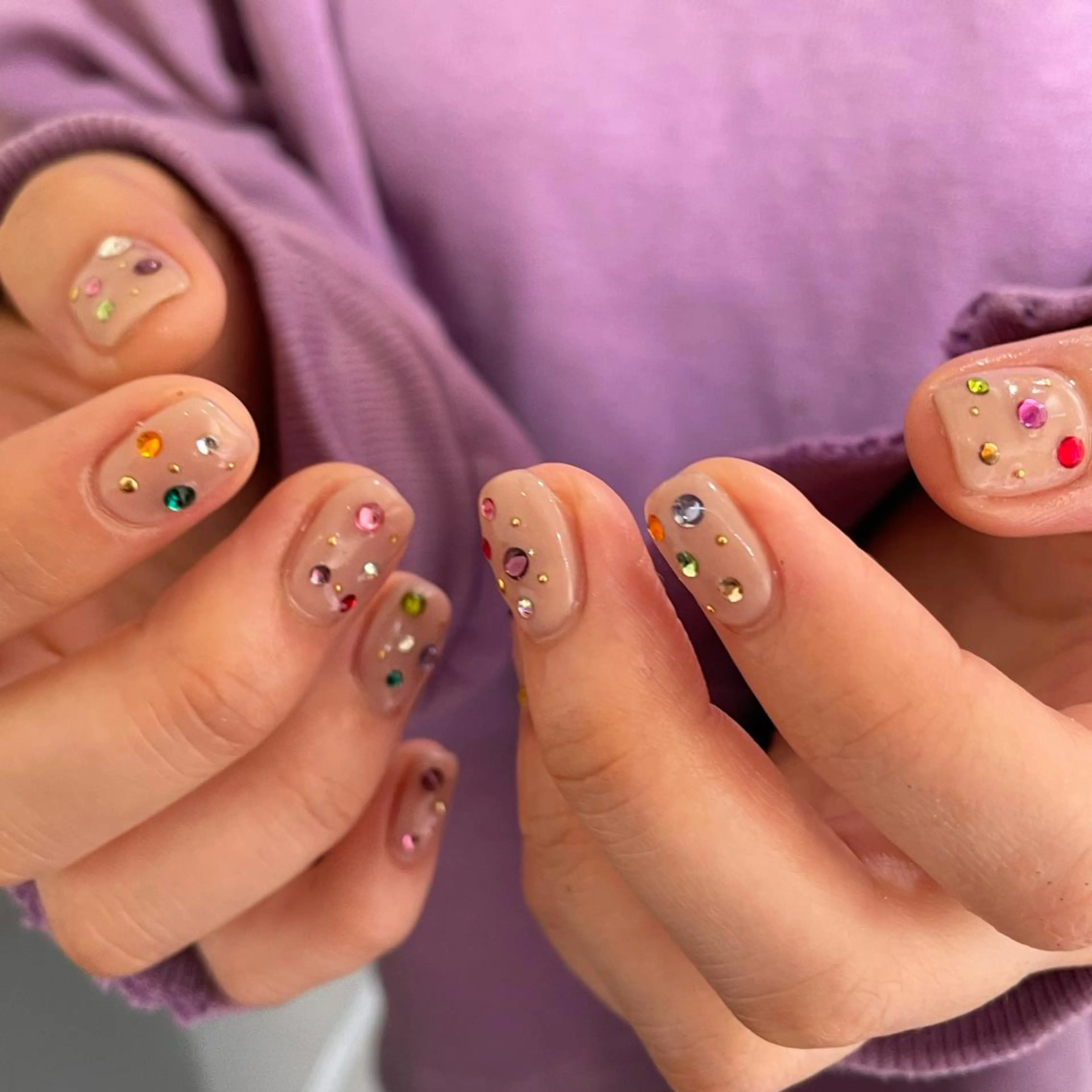 ネイル ボブ ブリーチ/miinaのヘアスタイル