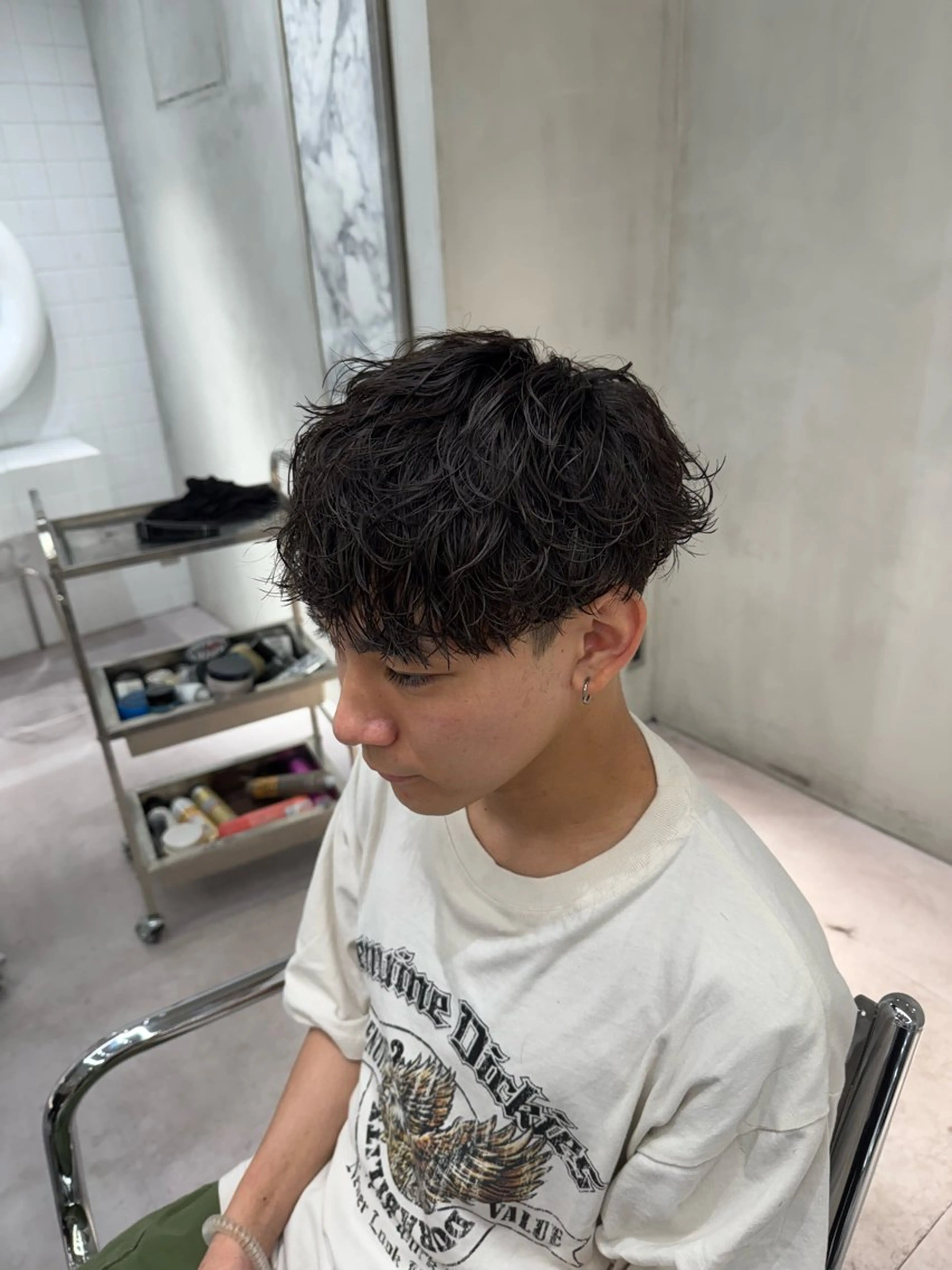 パーマ メンズ メンズパーマ ブリーチ/パーマ特化 片平和寿のヘアスタイル