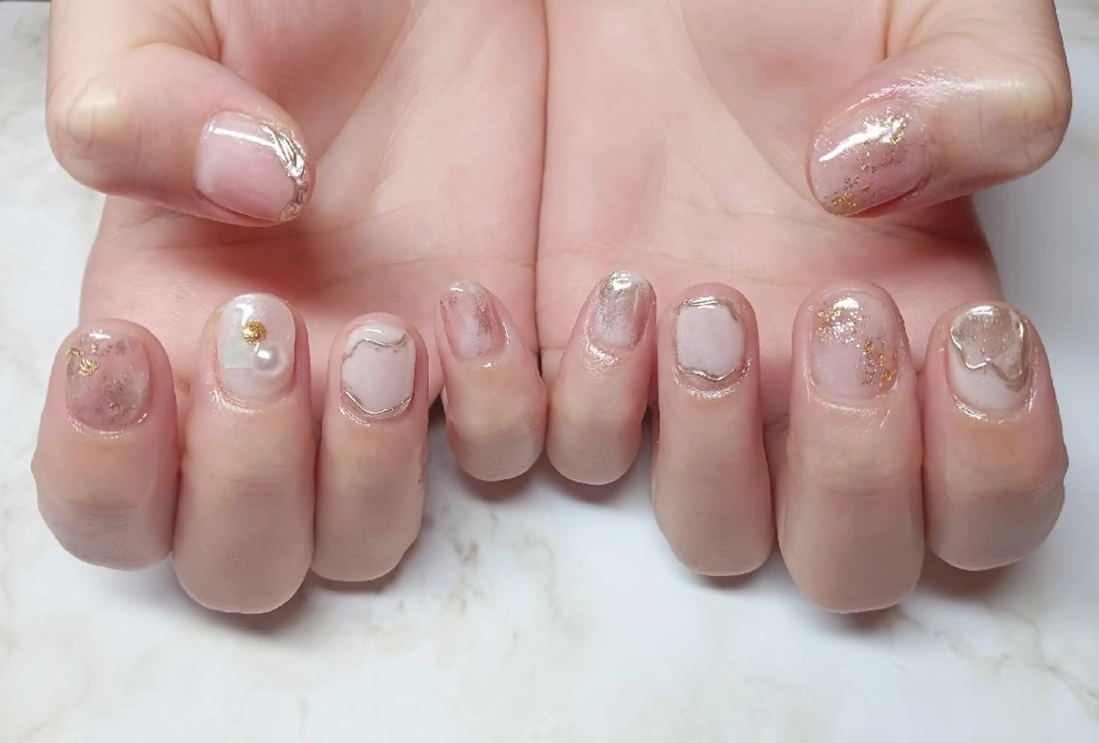 ネイル ニュアンスネイル ハンドネイル Nail Salon macherieのネイルデザイン