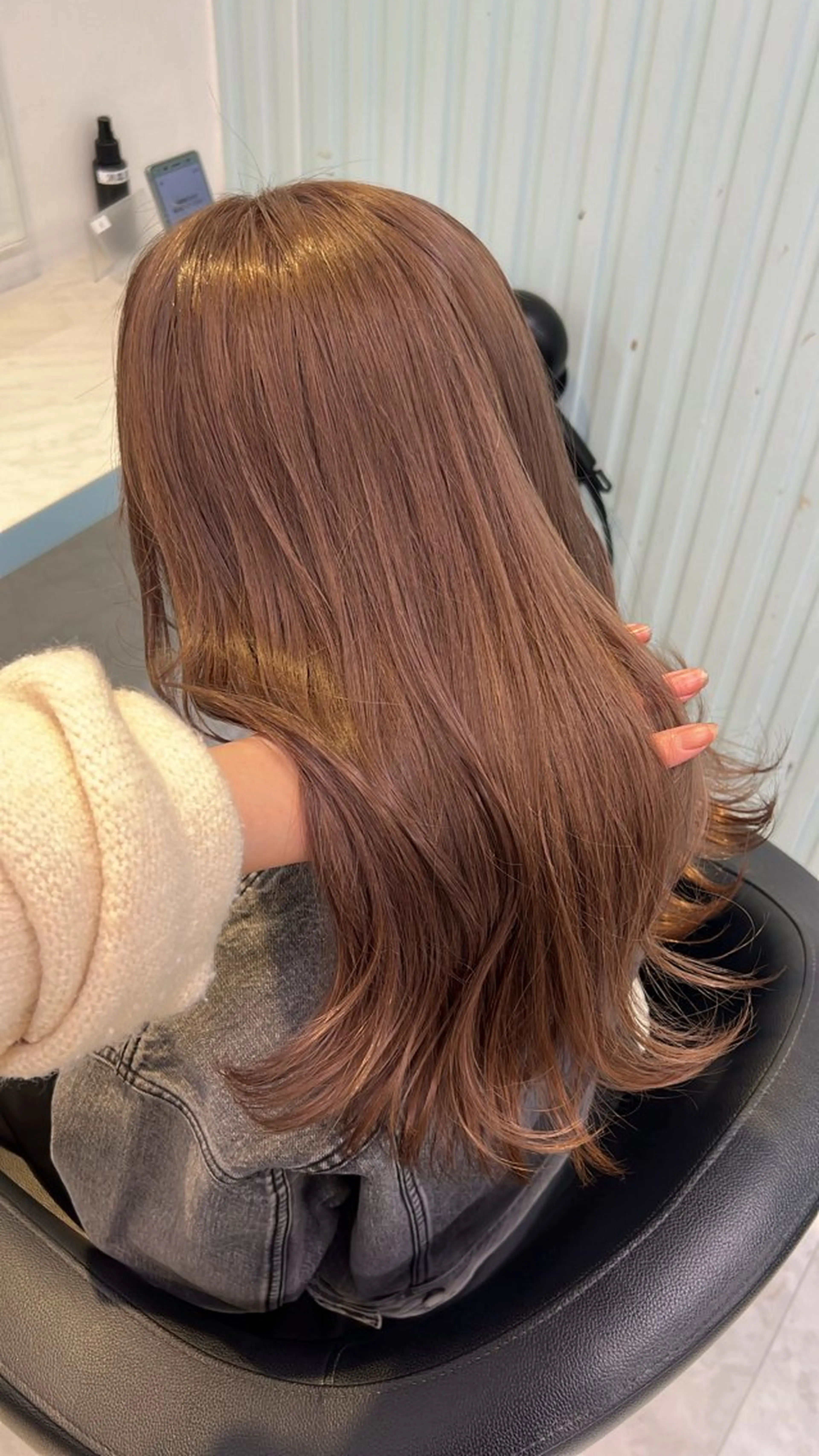 セミロング カラー カット ヘアカラー トリートメント 🥞ベージュ系カラー 【すずきりほ】🥞のヘアスタイル