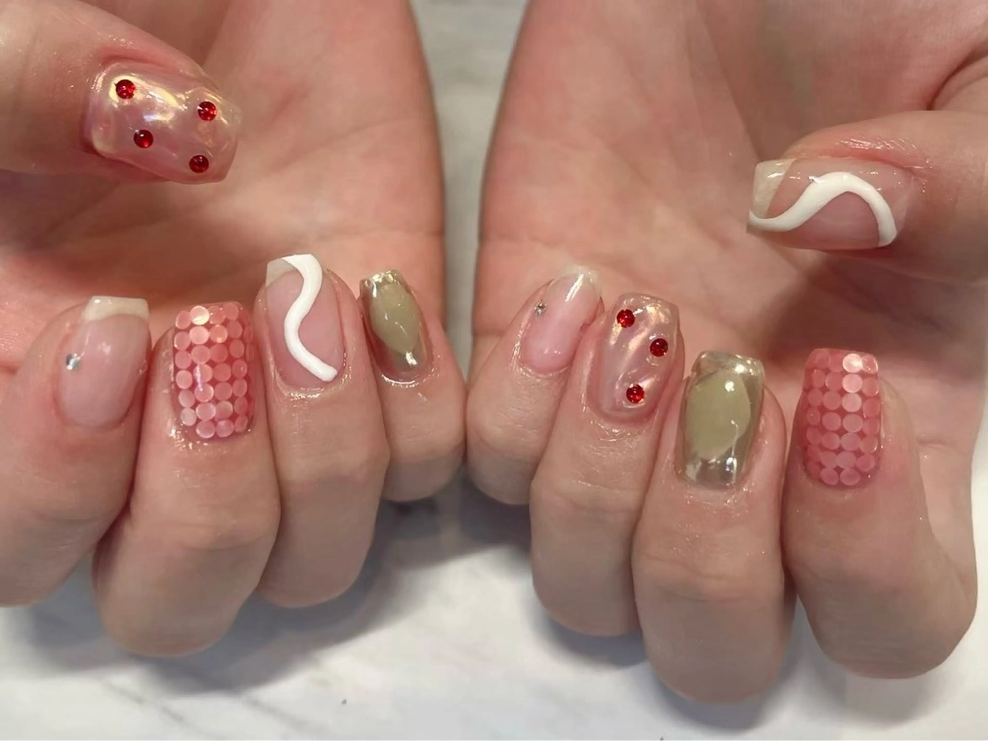 ネイル ニュアンスネイル Ayano ♡のネイルデザイン