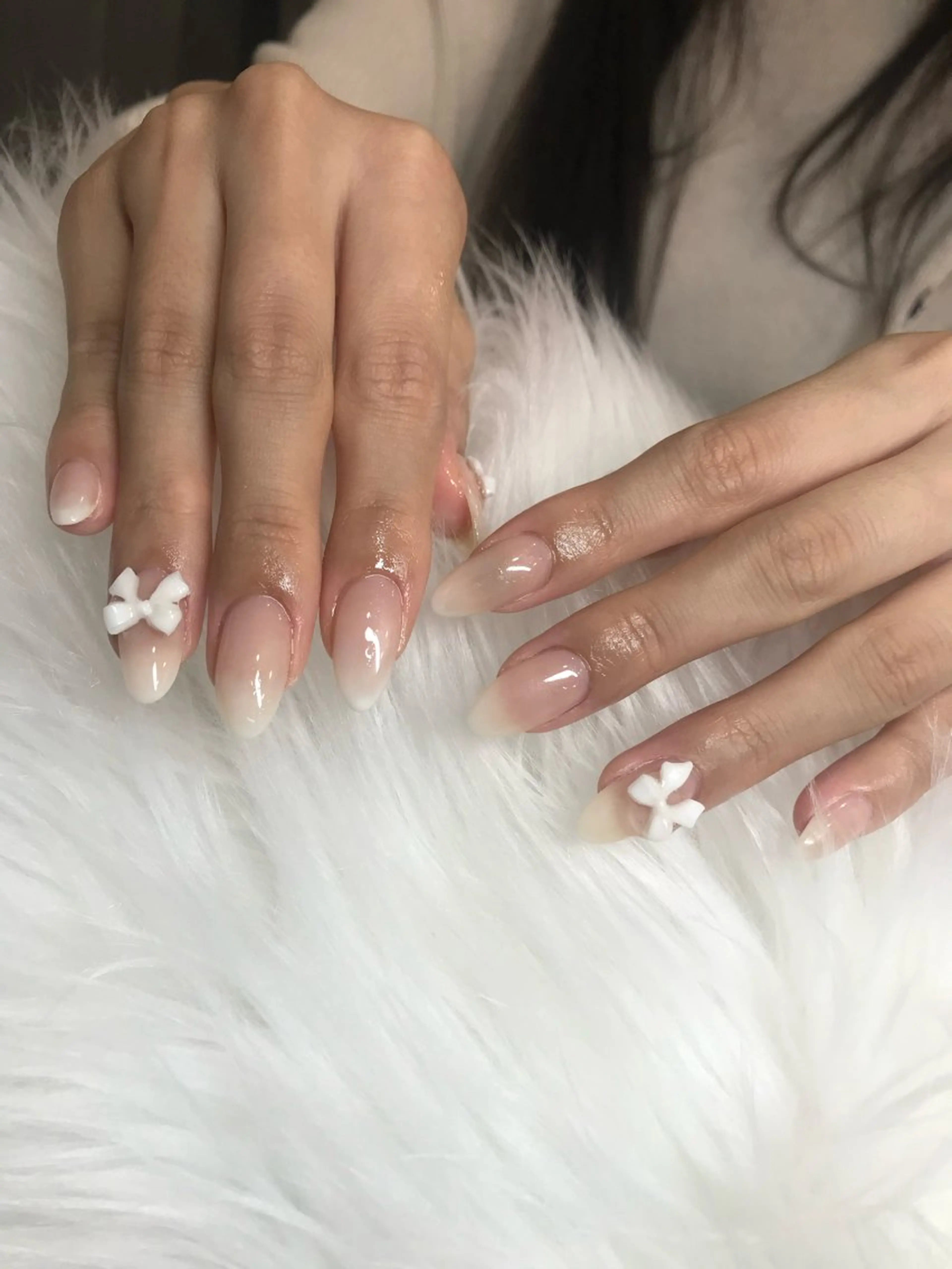 ネイル ジェルネイル ニュアンスネイル パラジェル ハンドネイル nail salon L.Nのネイルデザイン