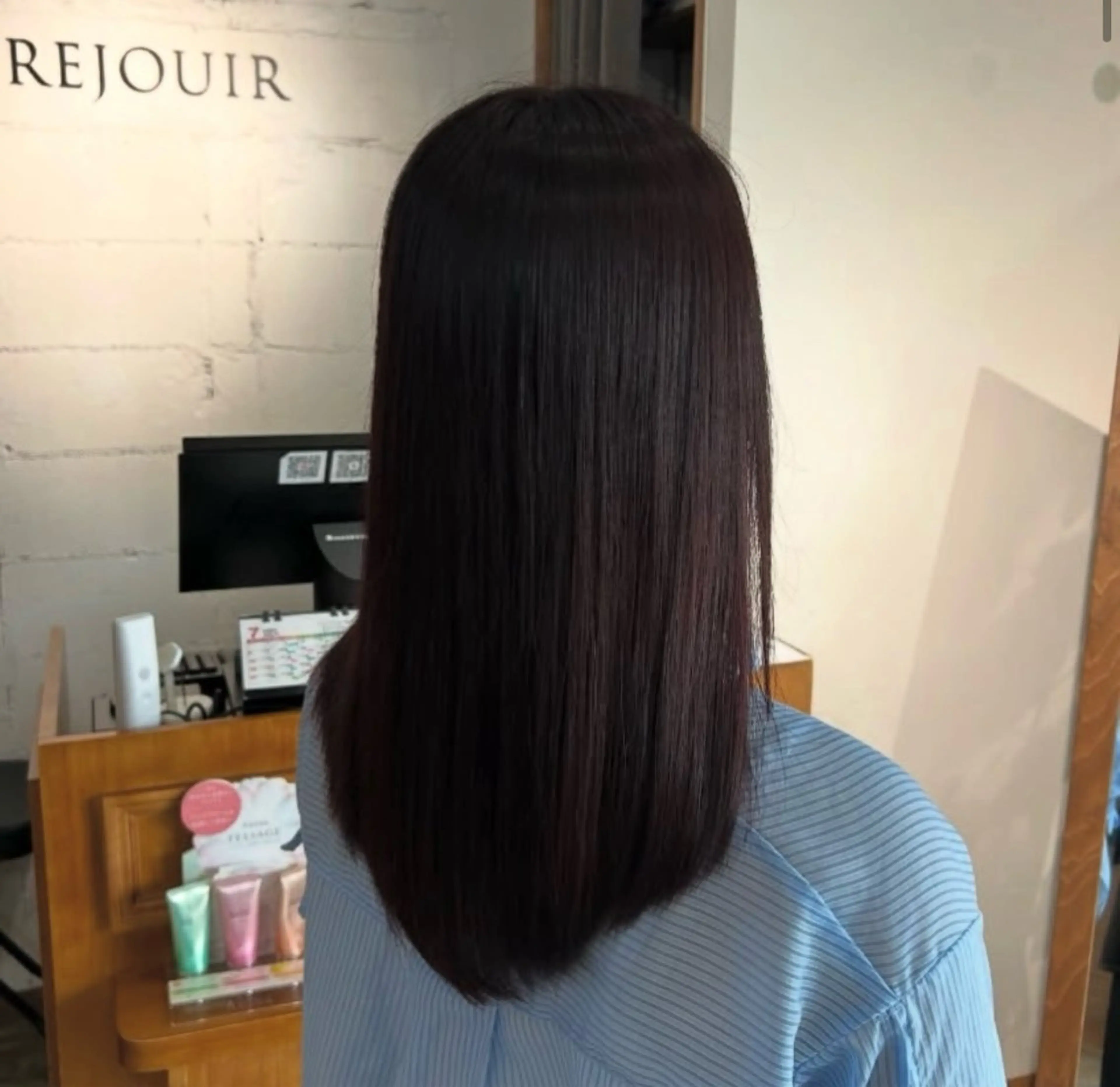 ロング カラー メンズカットモデル/ 犬塚愛奈のヘアスタイル