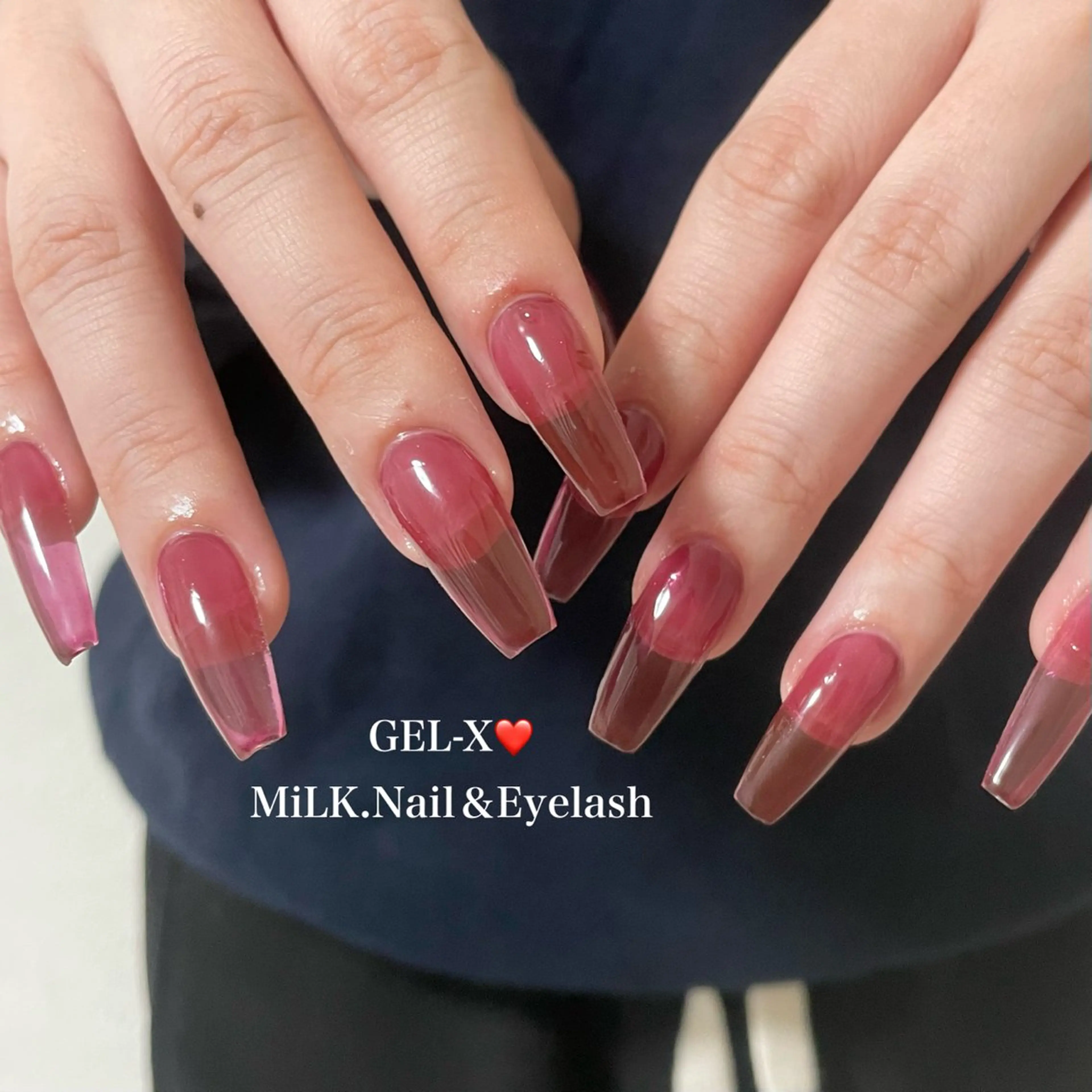 ネイル ワンカラーネイル ハンドネイル MiLK.   Nail&Eyelash所属・MiLK. wakaのマツエク・マツパデザイン