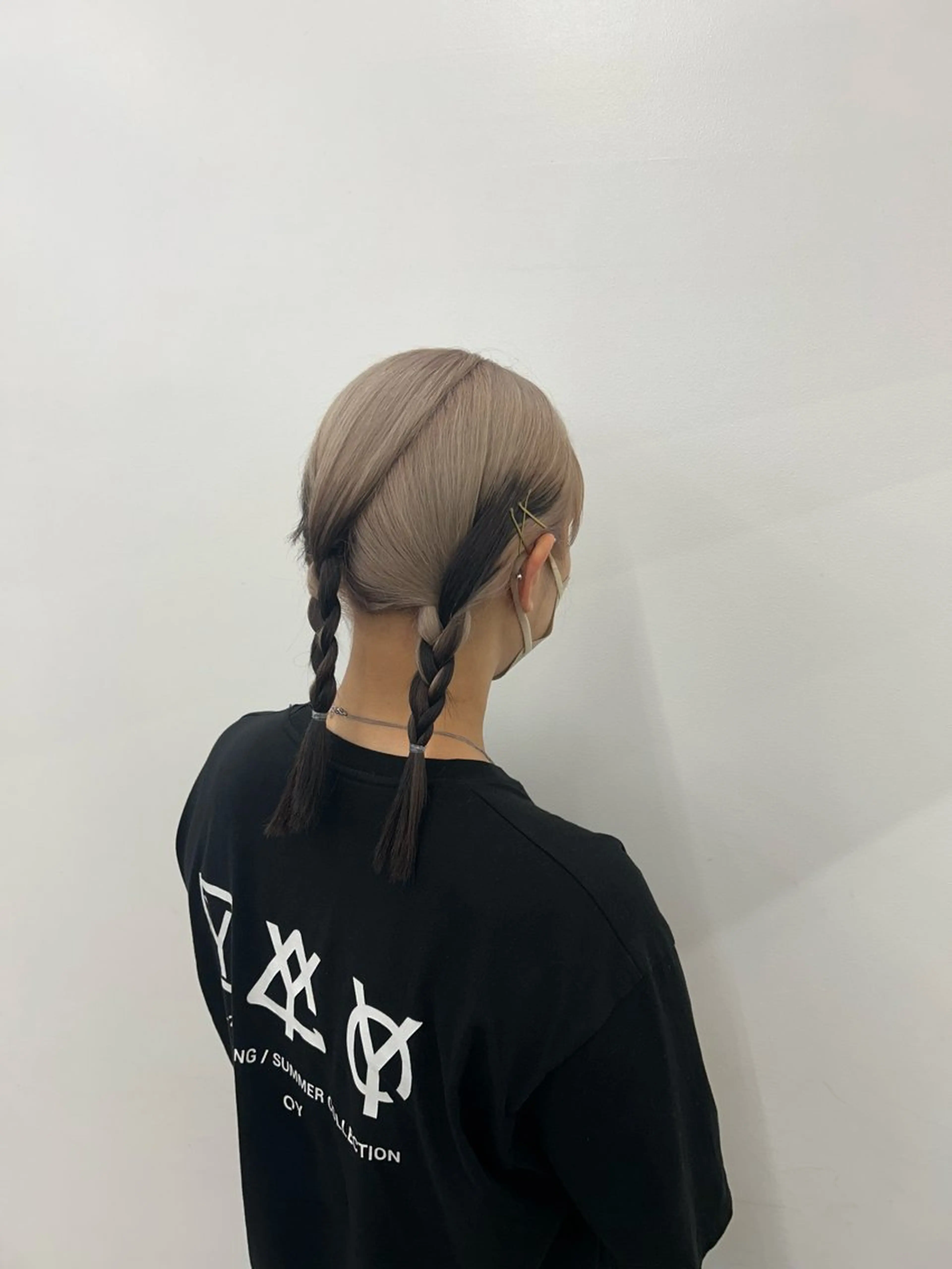 セミロング カラー ヘアカラー トリートメント レイヤー/ボブ/透明 感カラー/佐藤奈由のヘアスタイル