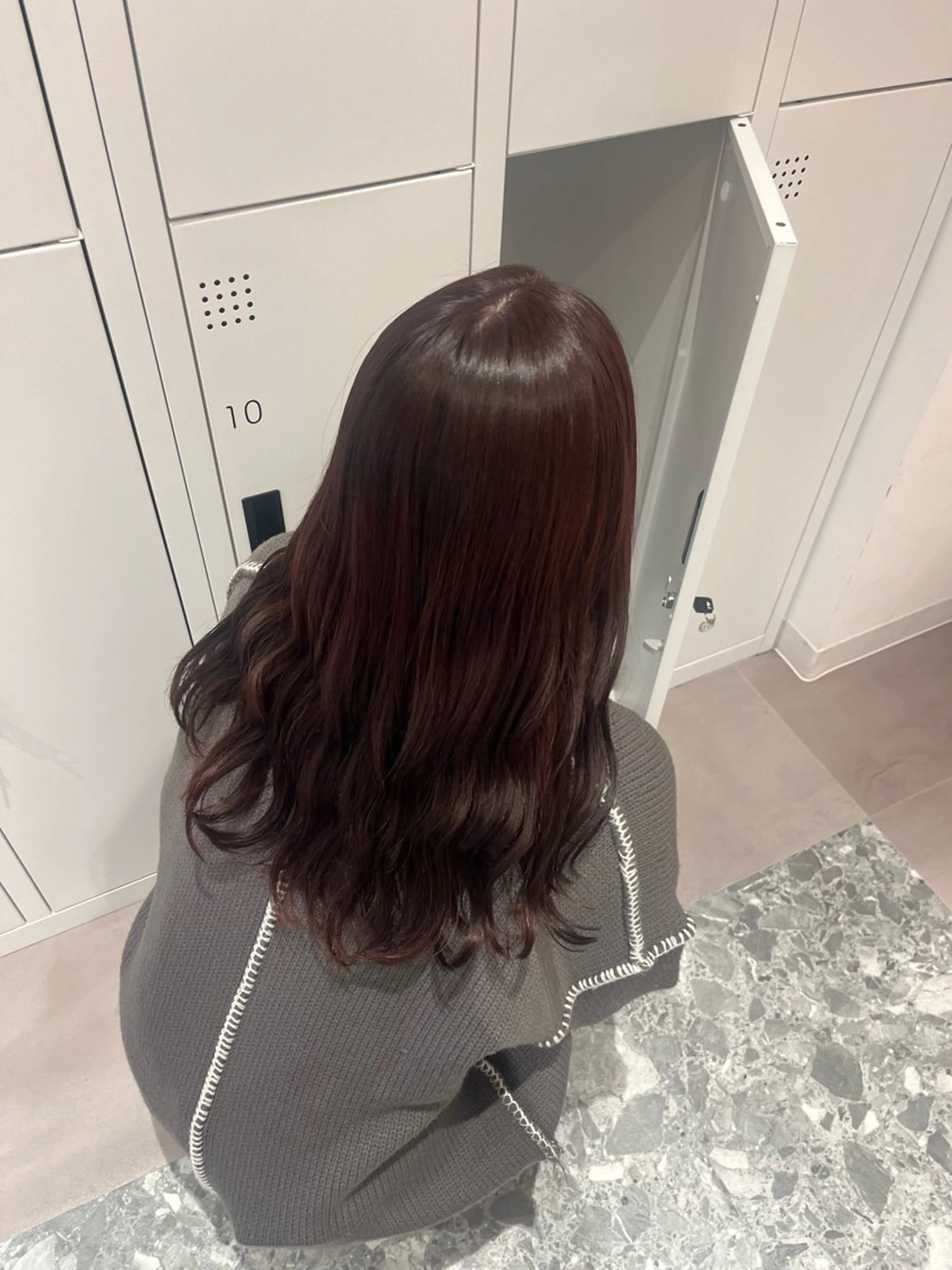 ロング カラー ヘアカラー トリートメント ヘッドスパ みう/仙台/暖色/ 艶髪/顔周りカット/のヘアスタイル
