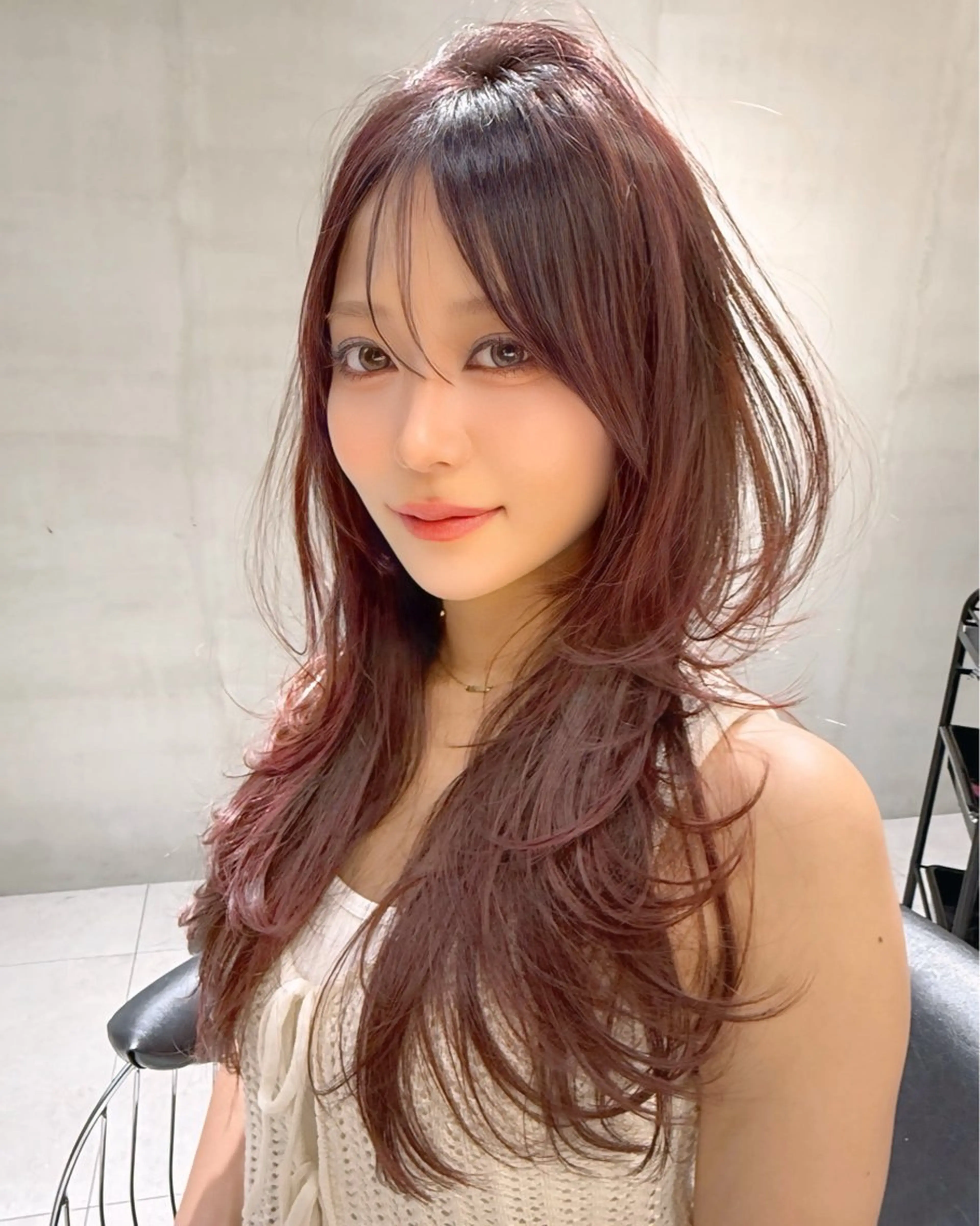 セミロング カラー ヘアカラー トリートメント 💎髪質改善💎 LondMeliaのヘアスタイル