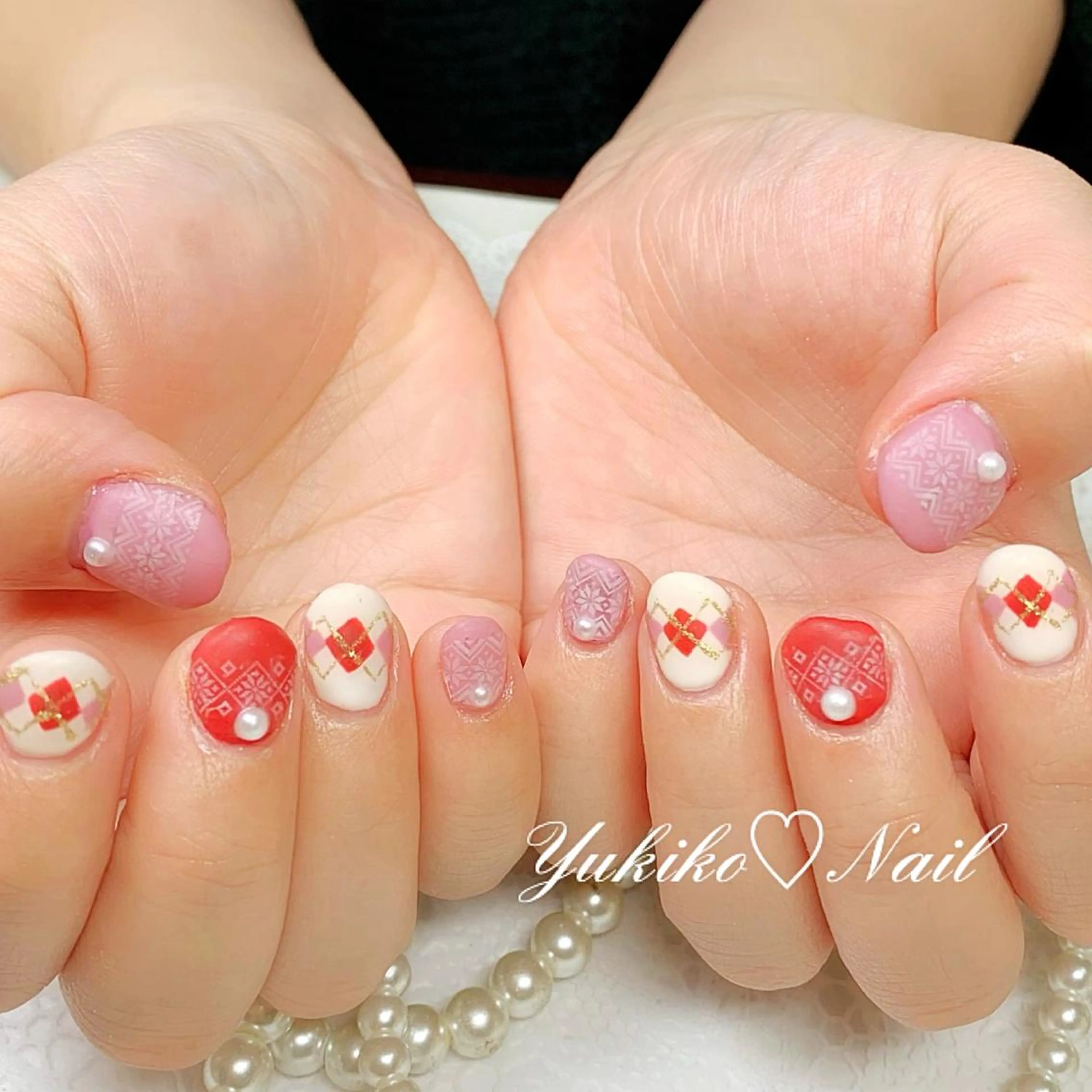ネイル マットネイル ハンドネイル ユキコ ネイルのネイルデザイン