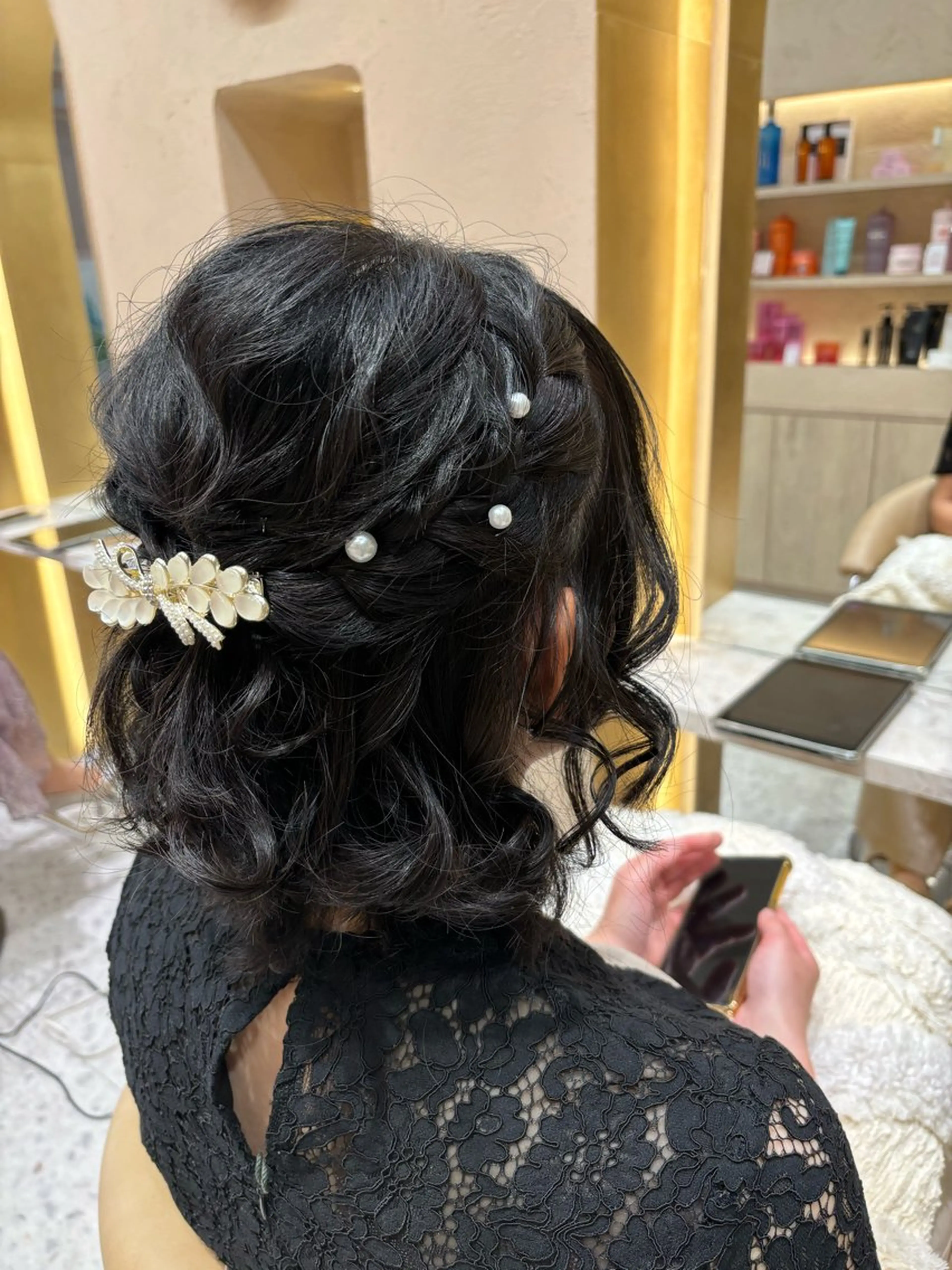 ヘアアレンジ あかね☆ヘアアレンジ /ボブ/縮毛矯正のヘアスタイル